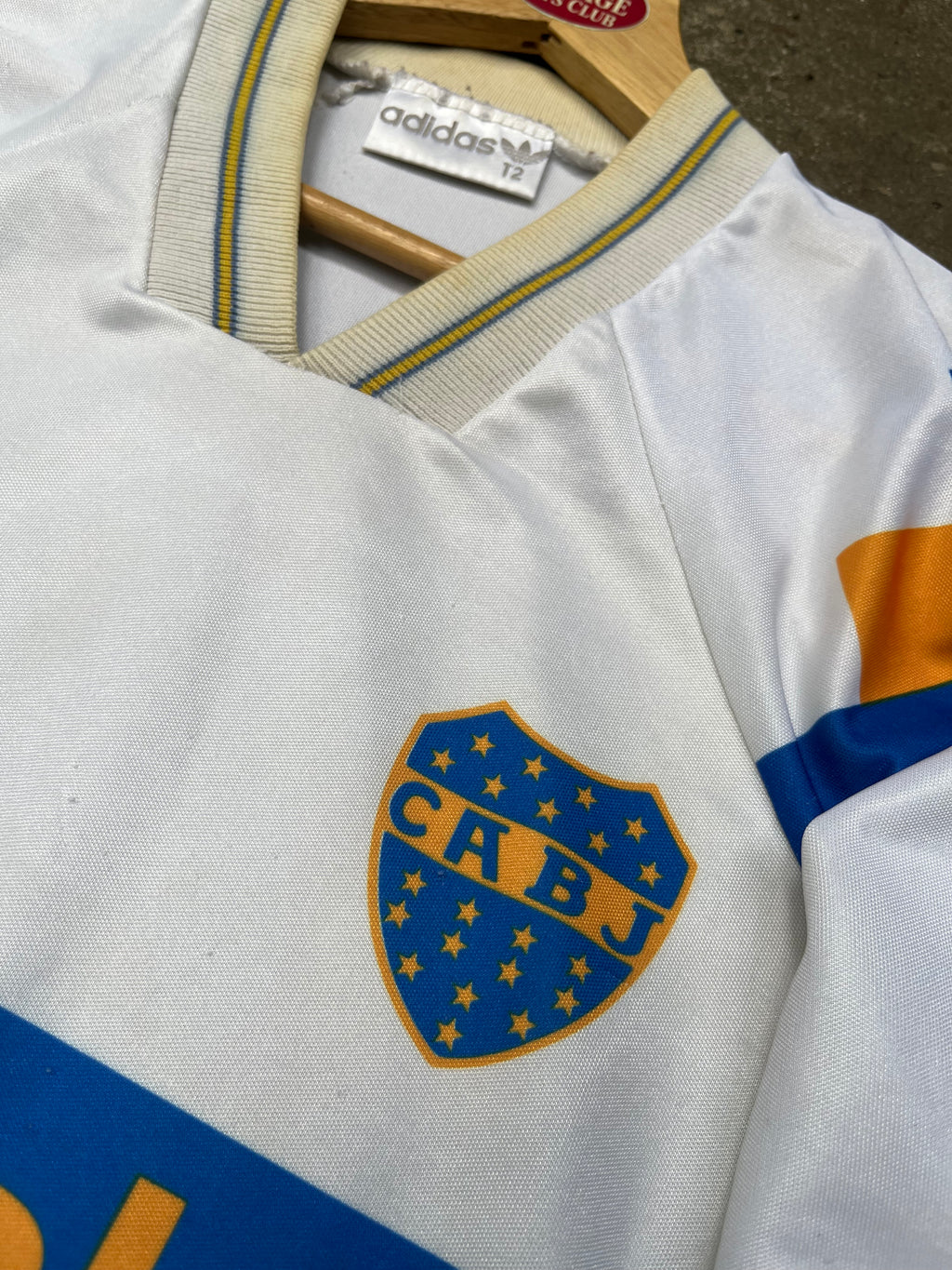 Camiseta Boca 1993 Blanca Parmalat Manga Larga Original