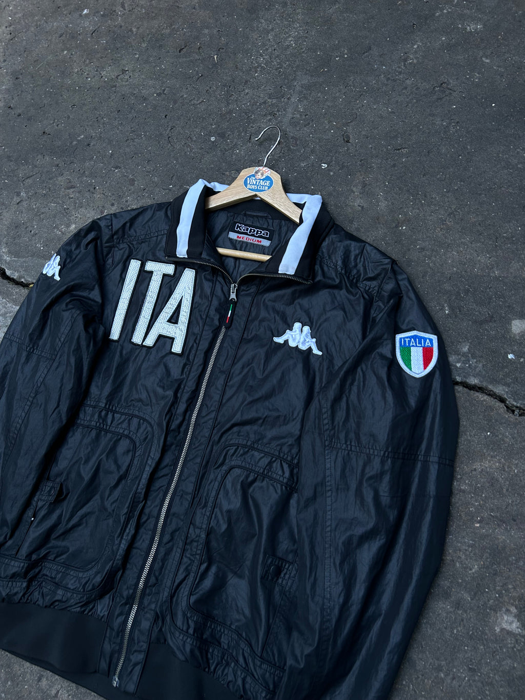 Campera Italia Kappa Rompeviento Original