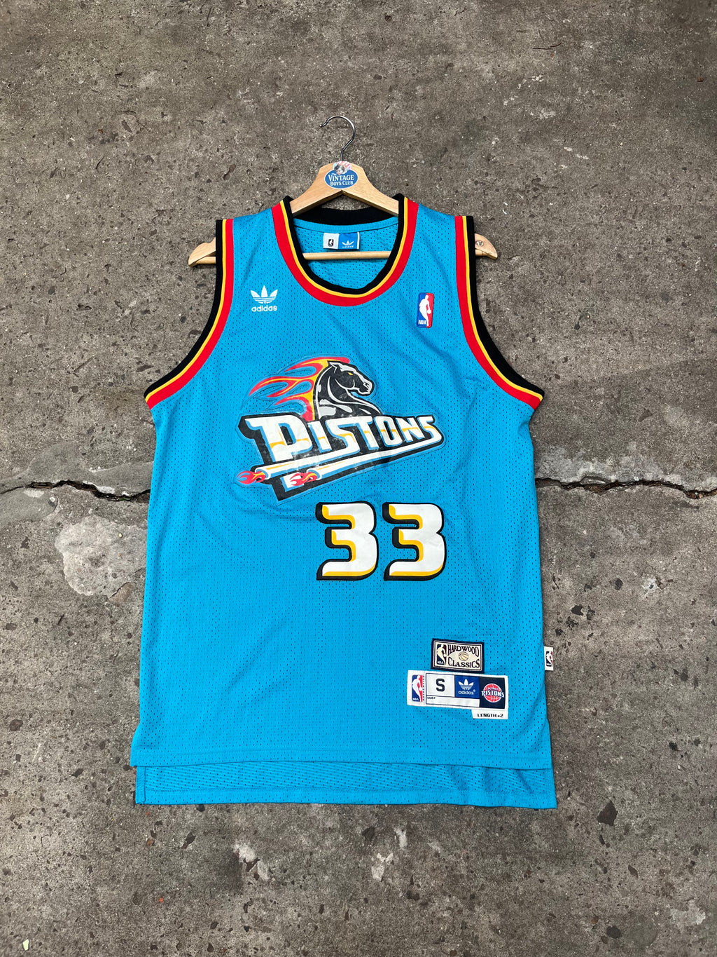 Camiseta Dritoit Pistons Vintage de HILL Original