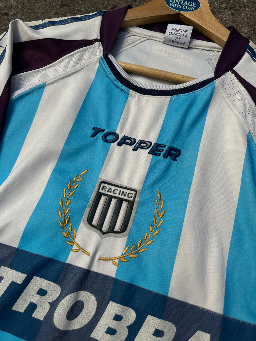 Camiseta Racing 2004 Topper ade Juego
