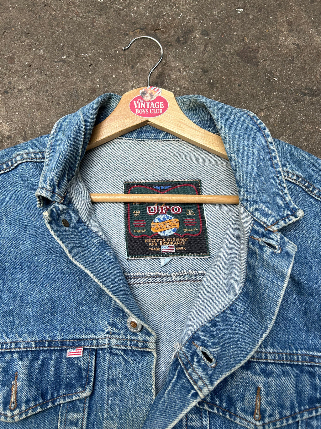 Campera Jean UFO Vintage Original