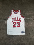 Camiseta Chicago Bulls Reebok Blanca de Jordan Original