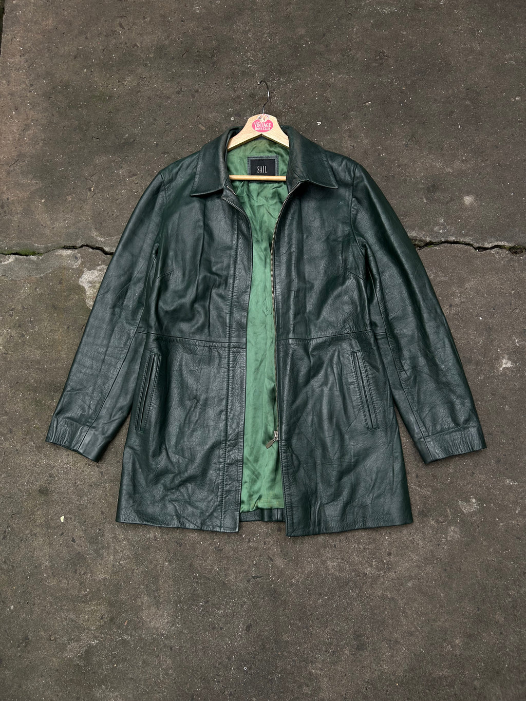 Campera Cuero Sail Vintage Original