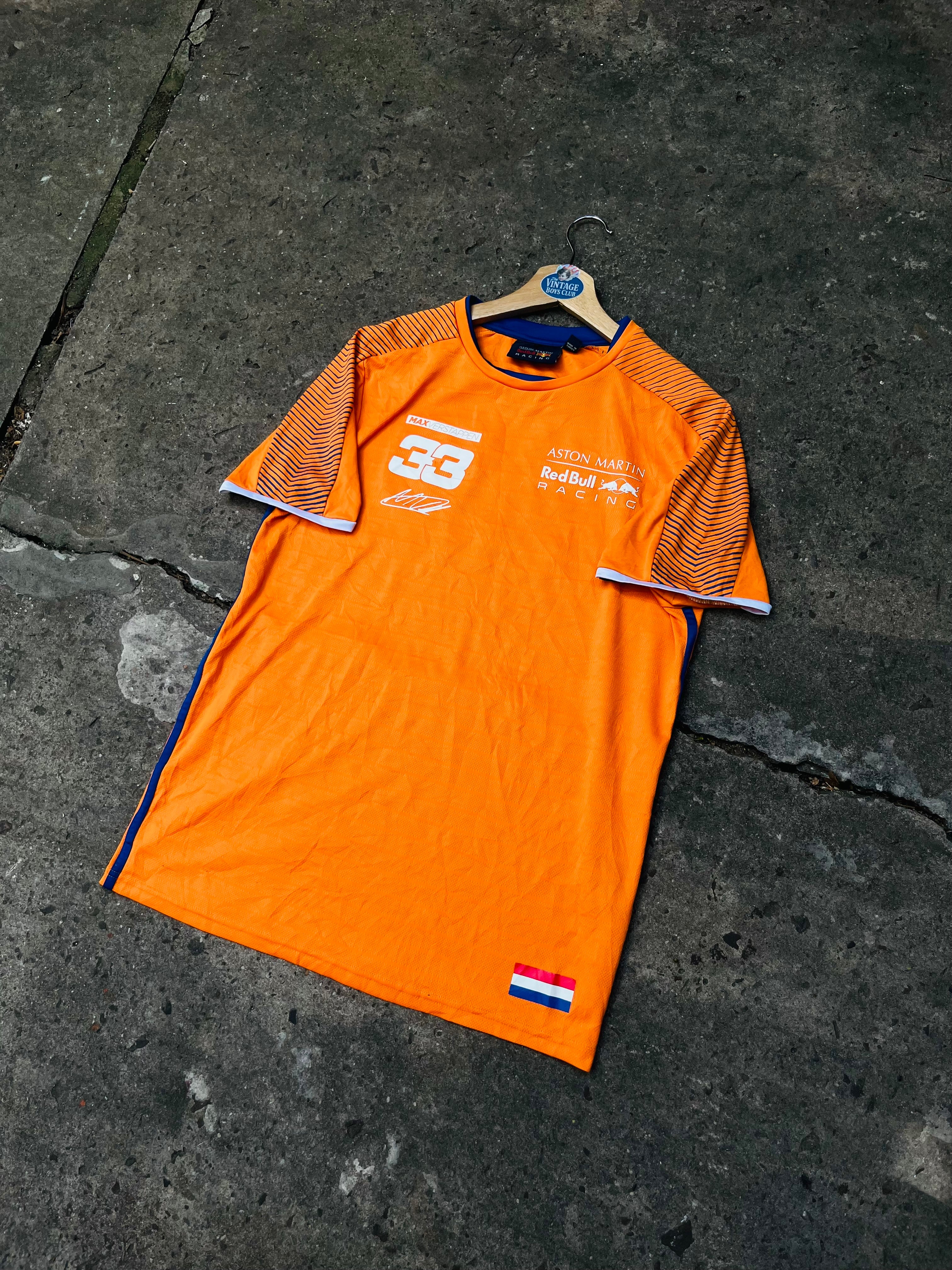 Remera Max Verstappen Red Bull Aston Martin Original