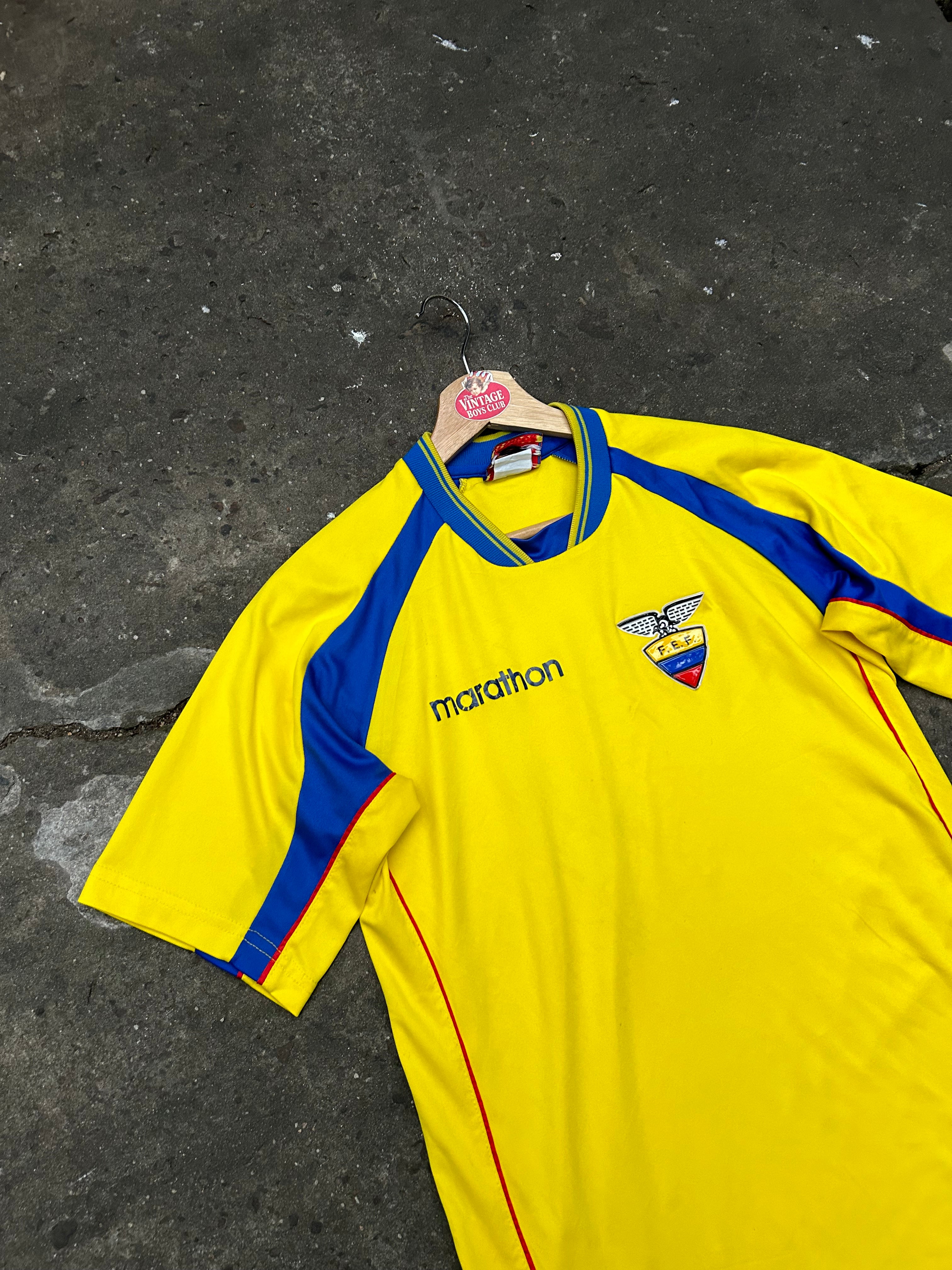 Camiseta Ecuador 2002 Marathon Titular Original