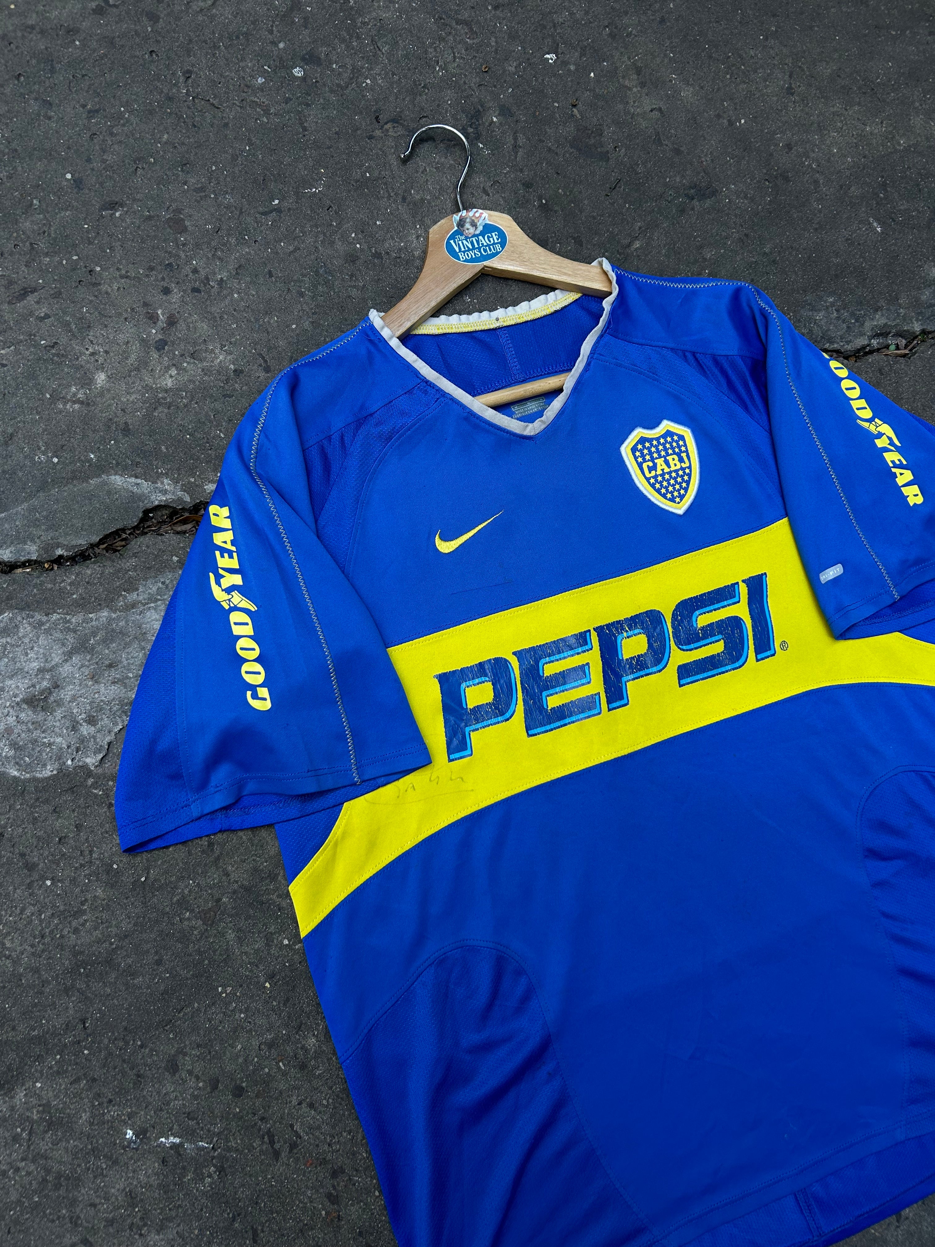 Camiseta Boca 2003 Firmada x Cassini Original