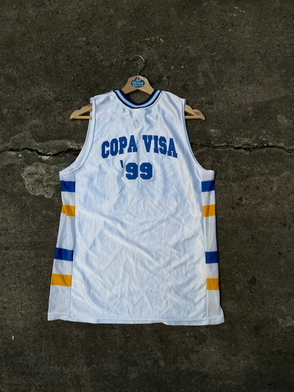 Camiseta Argentina Básquet Copa Visa 99' Flash Original