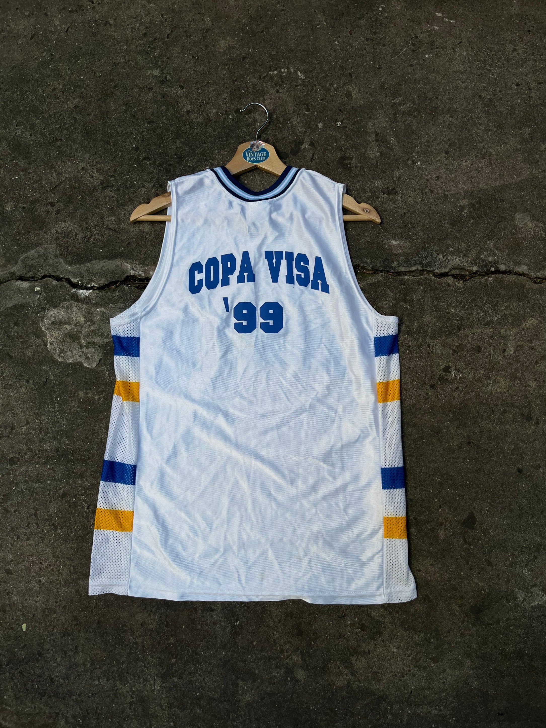 Camiseta Argentina Básquet Copa Visa 99' Flash Original