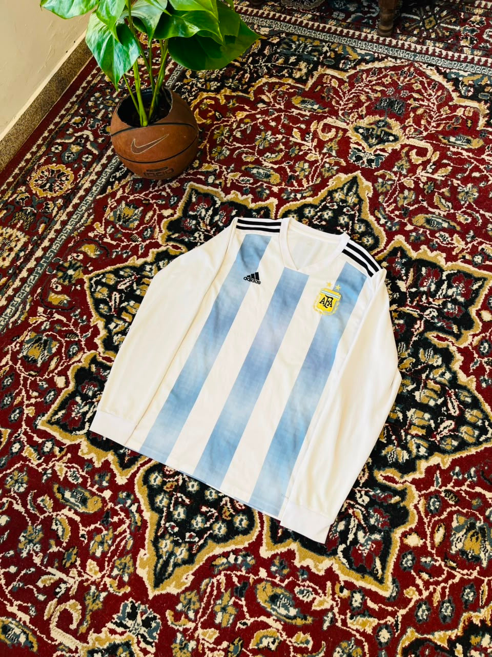 Camiseta Argentina 2018 Manga Larga Original