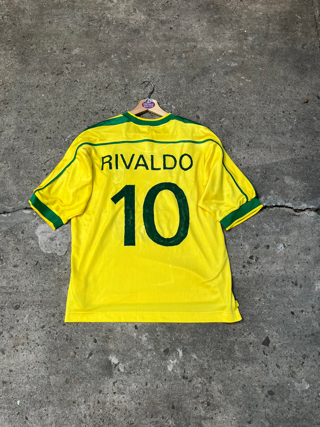 Camiseta Brasil 1998 De Rivaldo Original