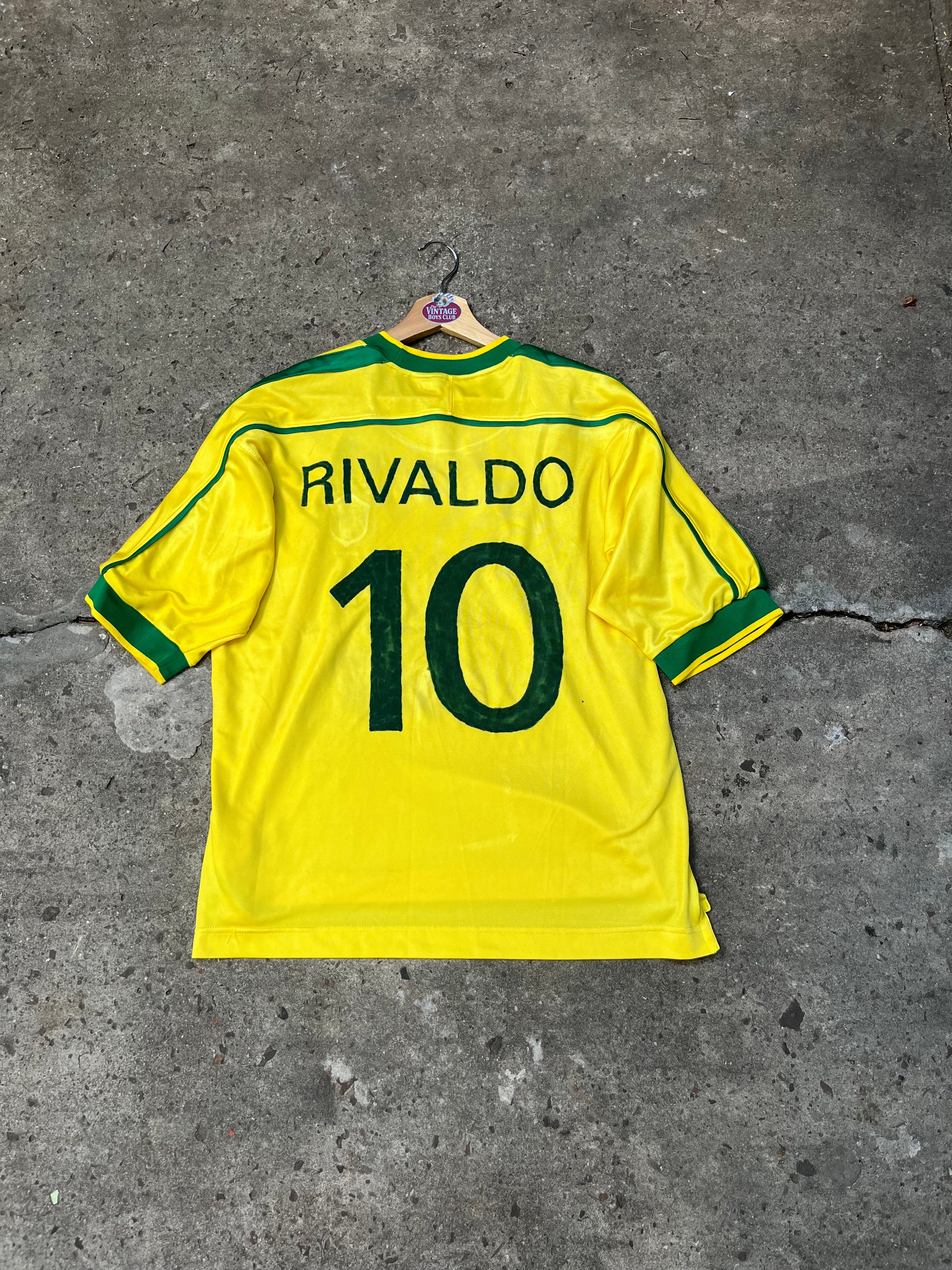 Camiseta Brasil 1998 De Rivaldo Original