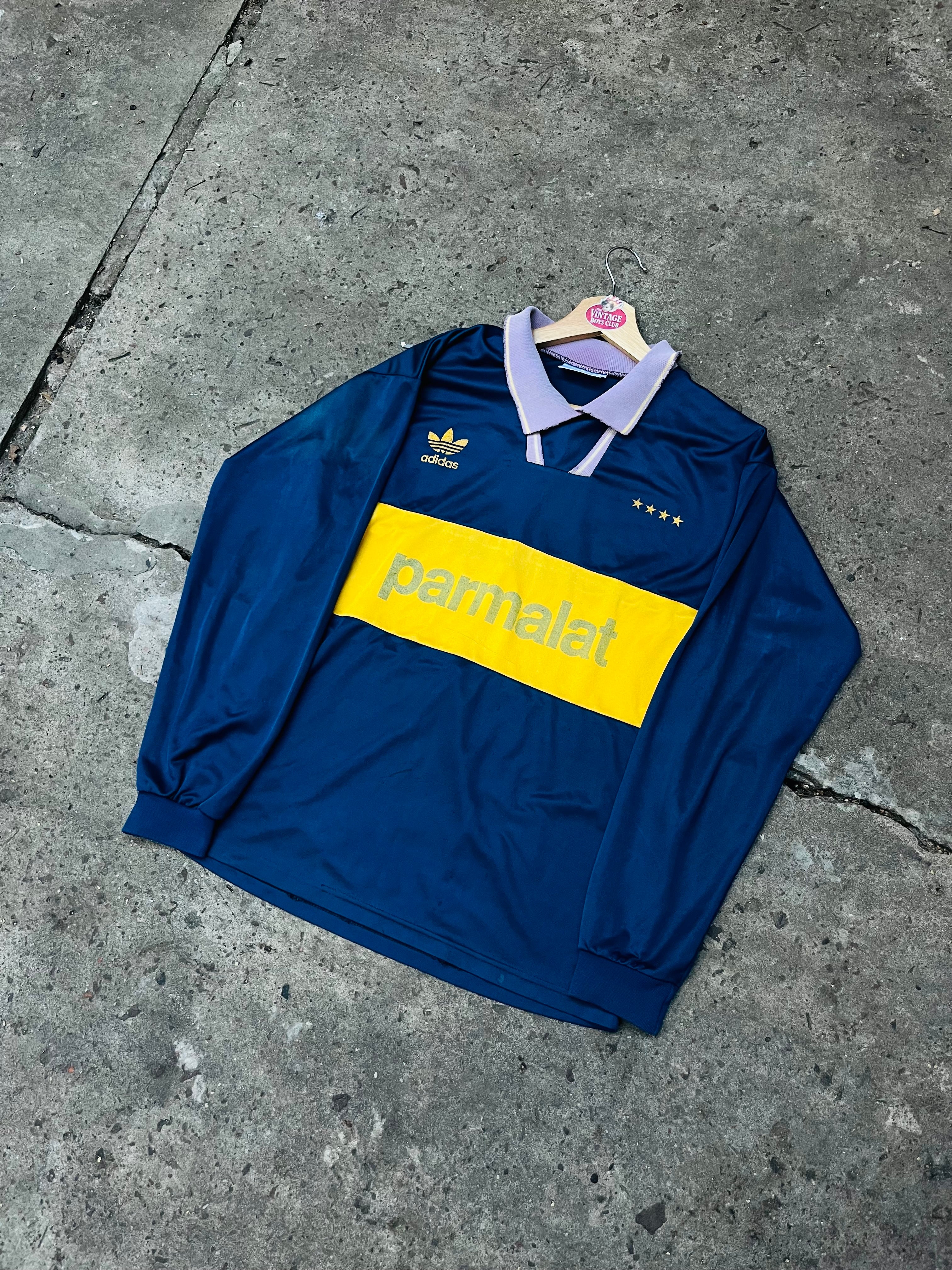 Camiseta Boca 93' Adidas Prototipo Manga Larga Original