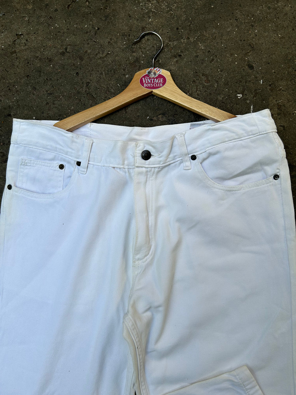 Jean Levis Blanco Vintage Original