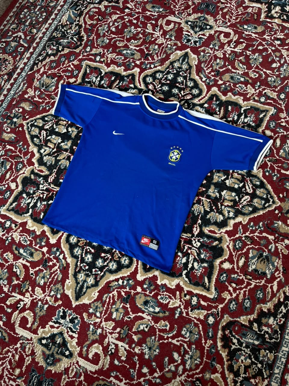 Camiseta Brasil 1998 Suplente
