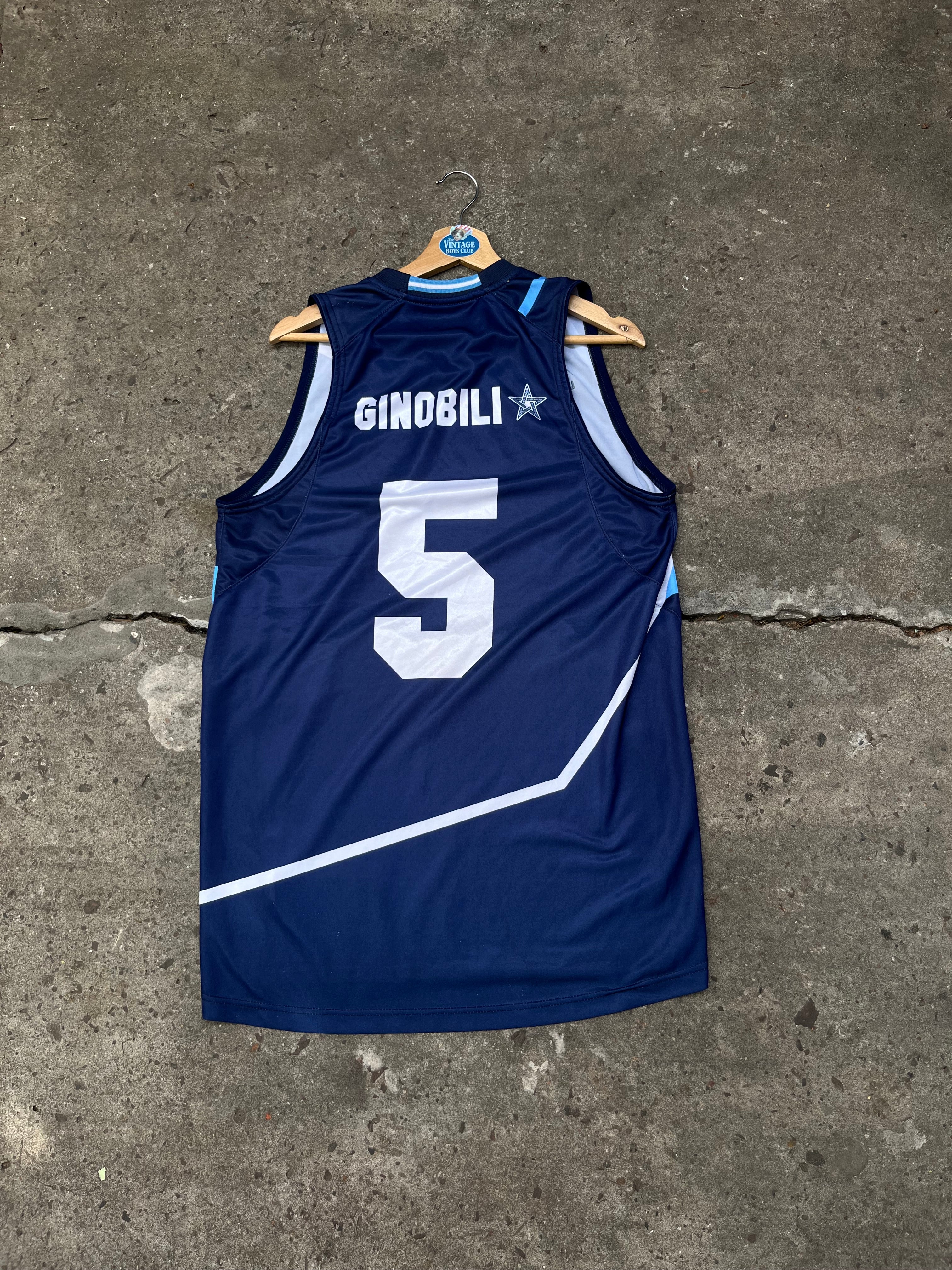 Camiseta Argentina Básquet Li-ning de Ginobili
