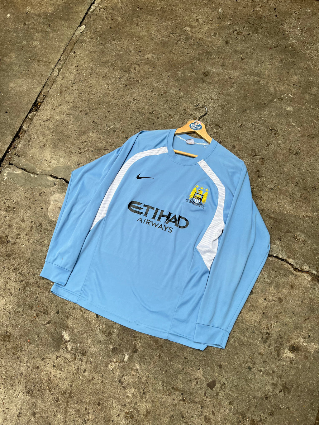 Camiseta Manchester City Umbro Manga Larga