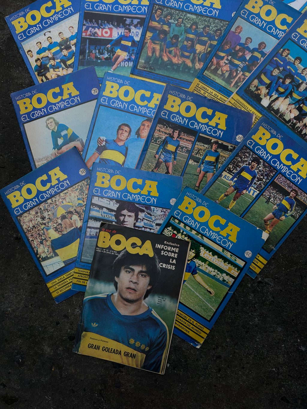 Revistas 80s de la Historia de Boca Campeon de Colección