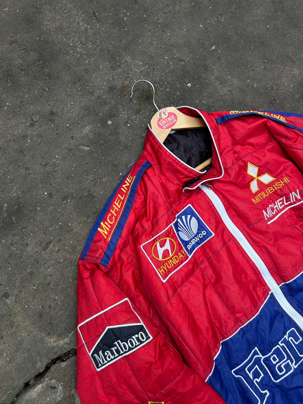 Campera Ferrari de Carrera Vintage 90s