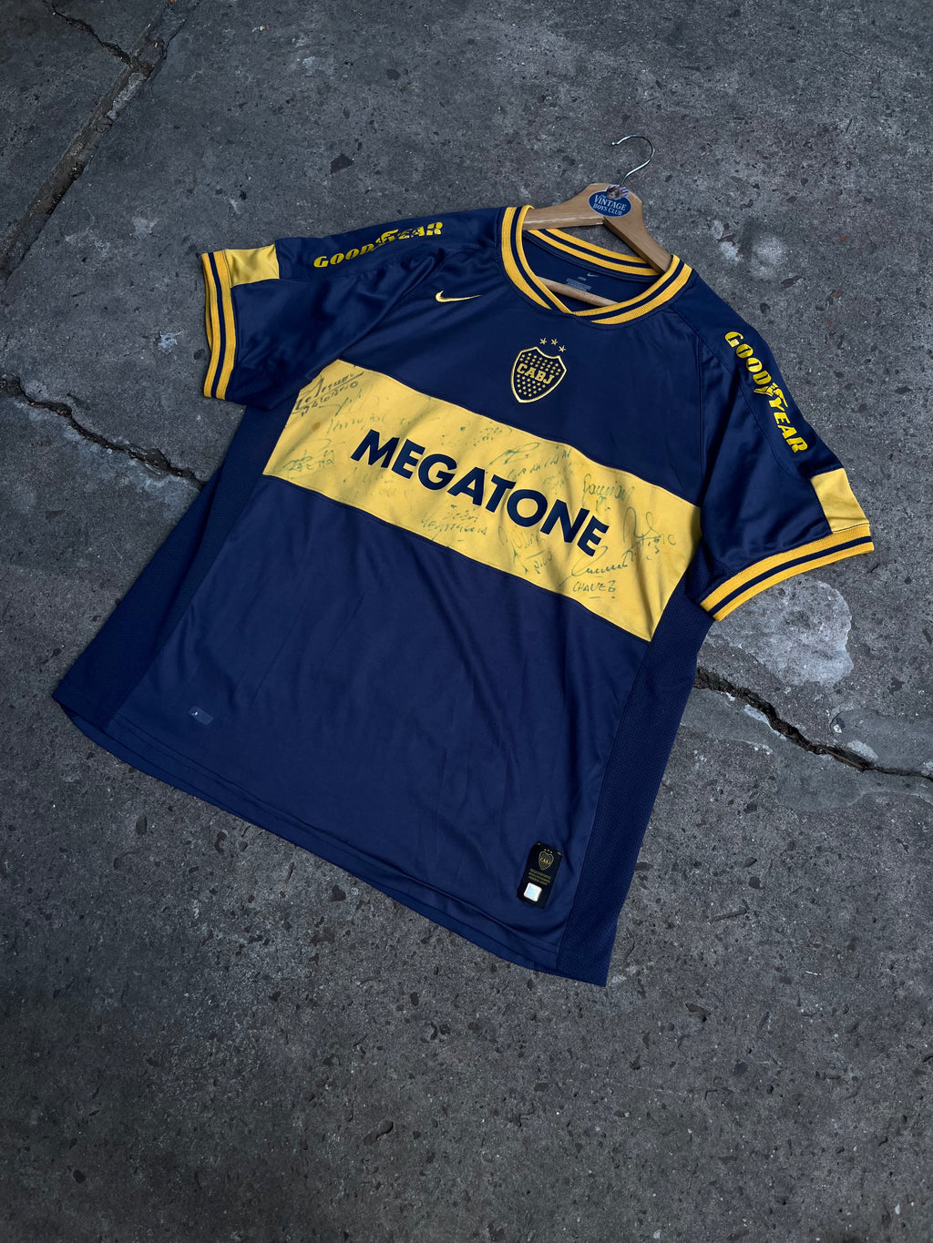 Camiseta Boca 2006 De Gago Autografiada