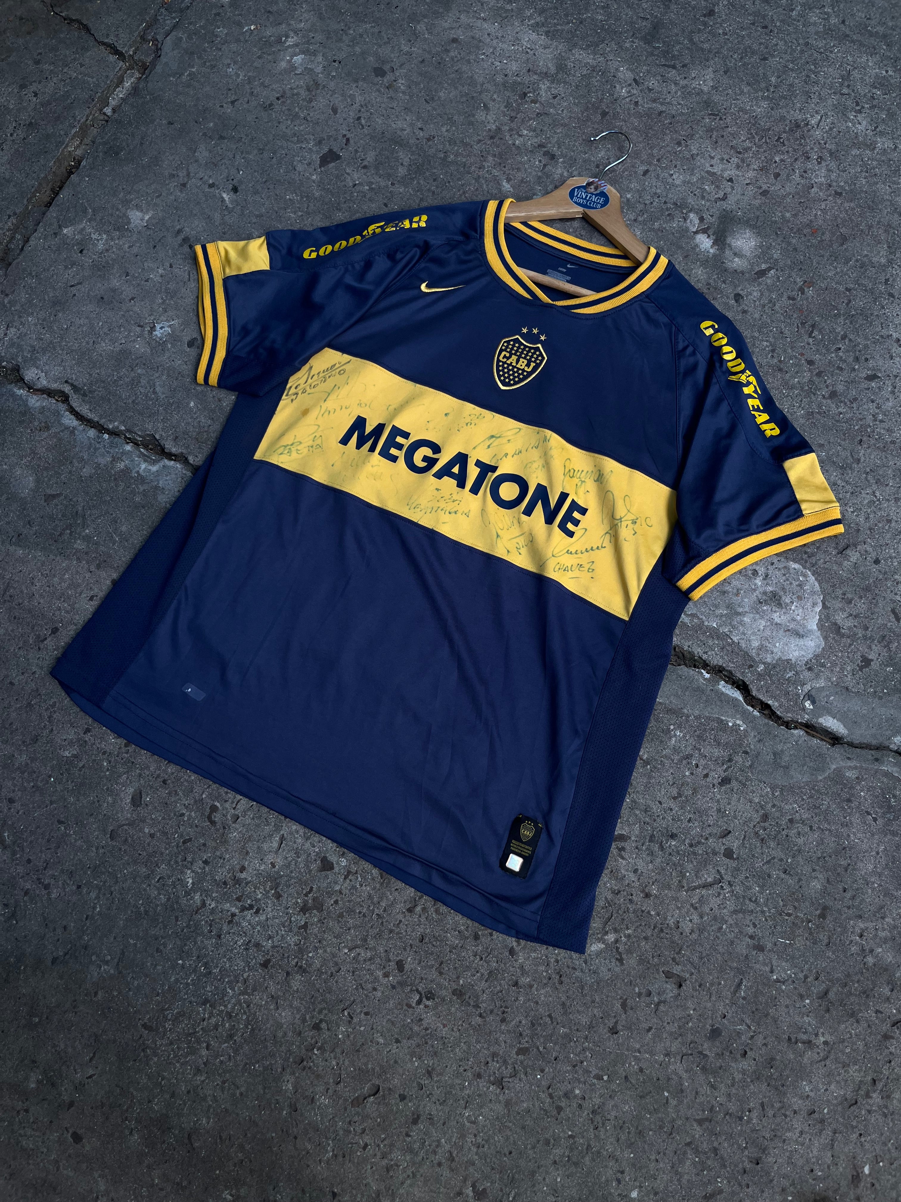 Camiseta Boca 2006 De Gago Autografiada