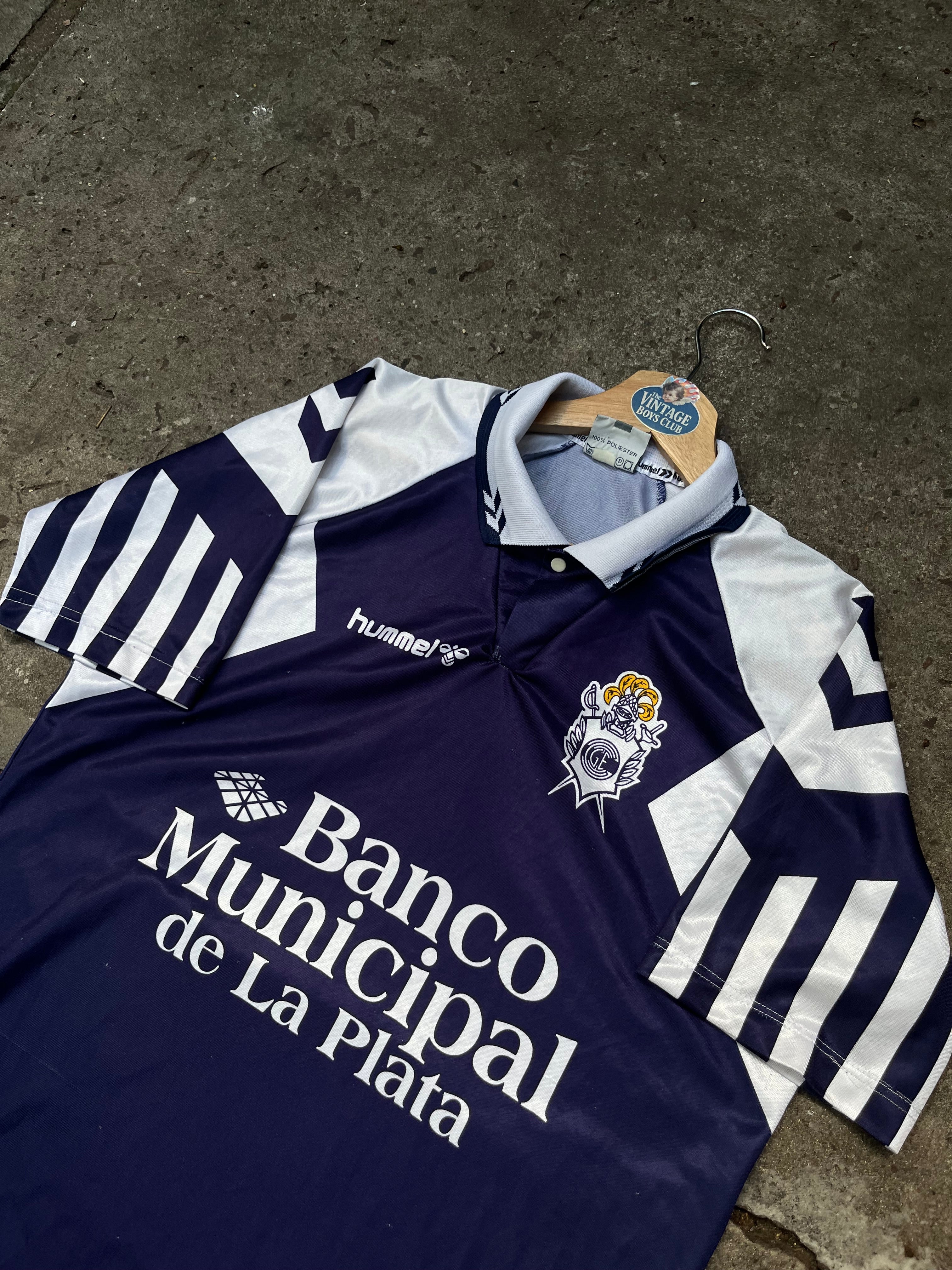 Camiseta Gimnasia Hummel 1996 Suplente Original