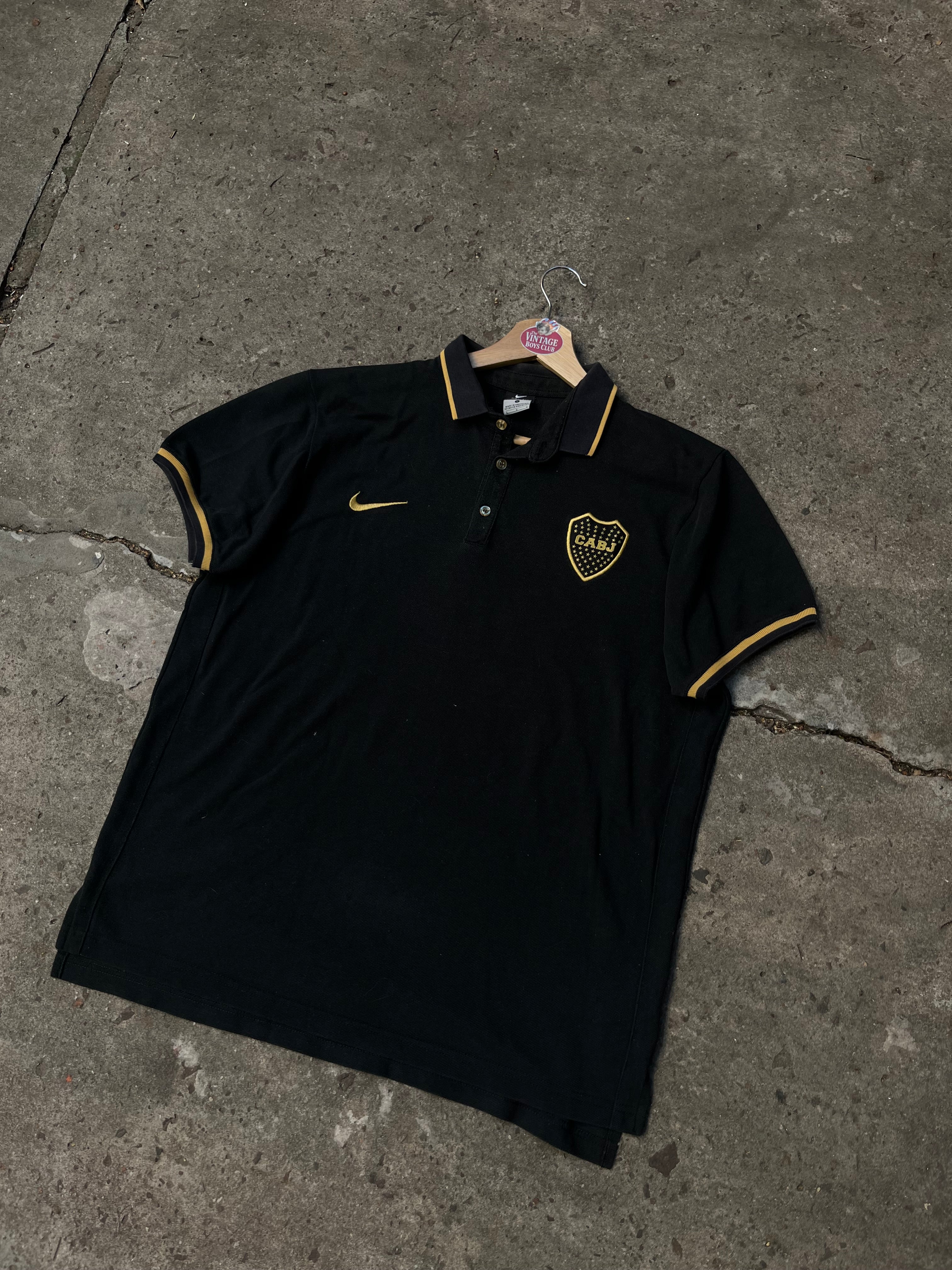Chomba Boca Negra y Dorada Nike Original