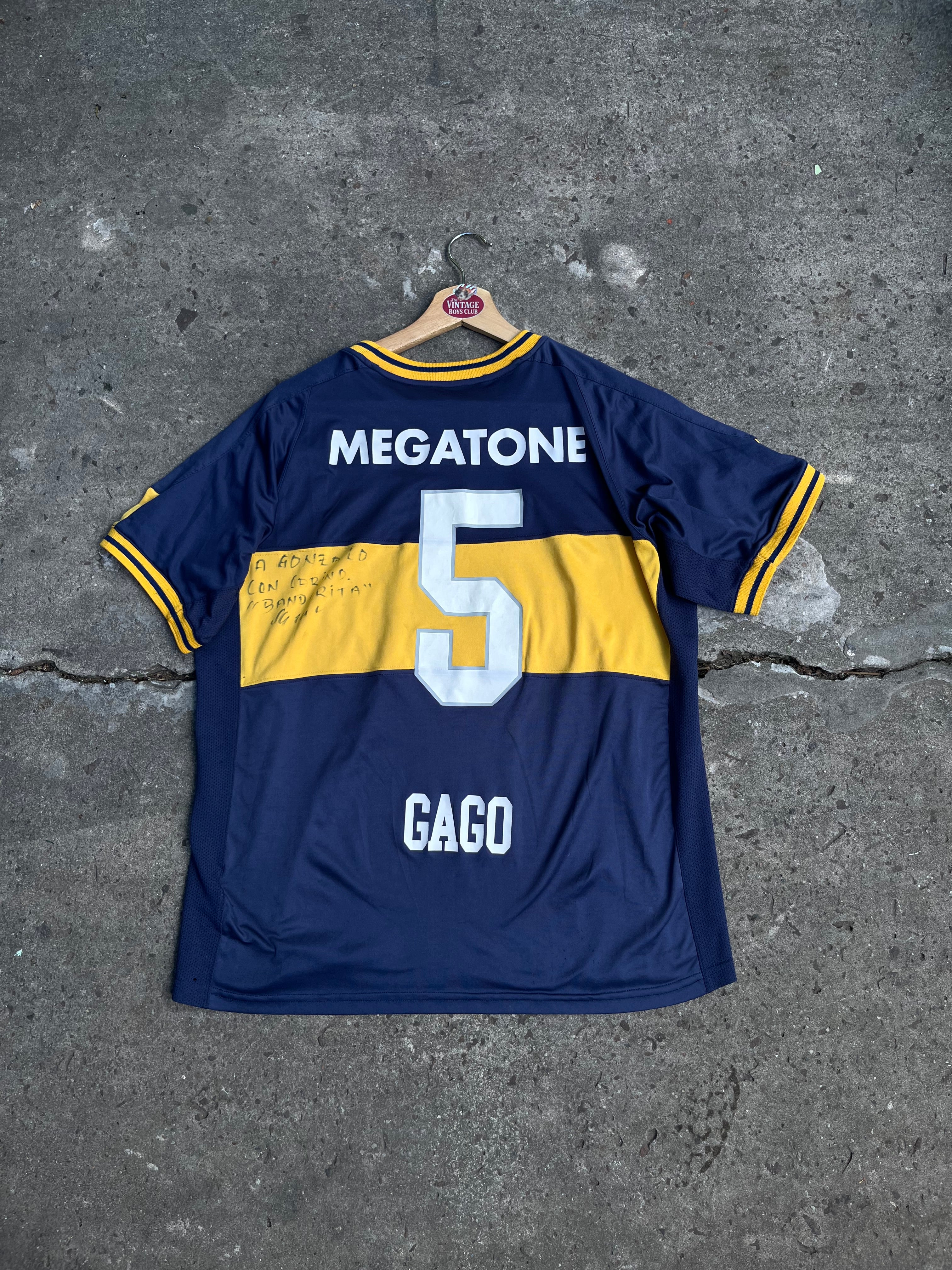 Camiseta Boca 2006 De Gago Autografiada