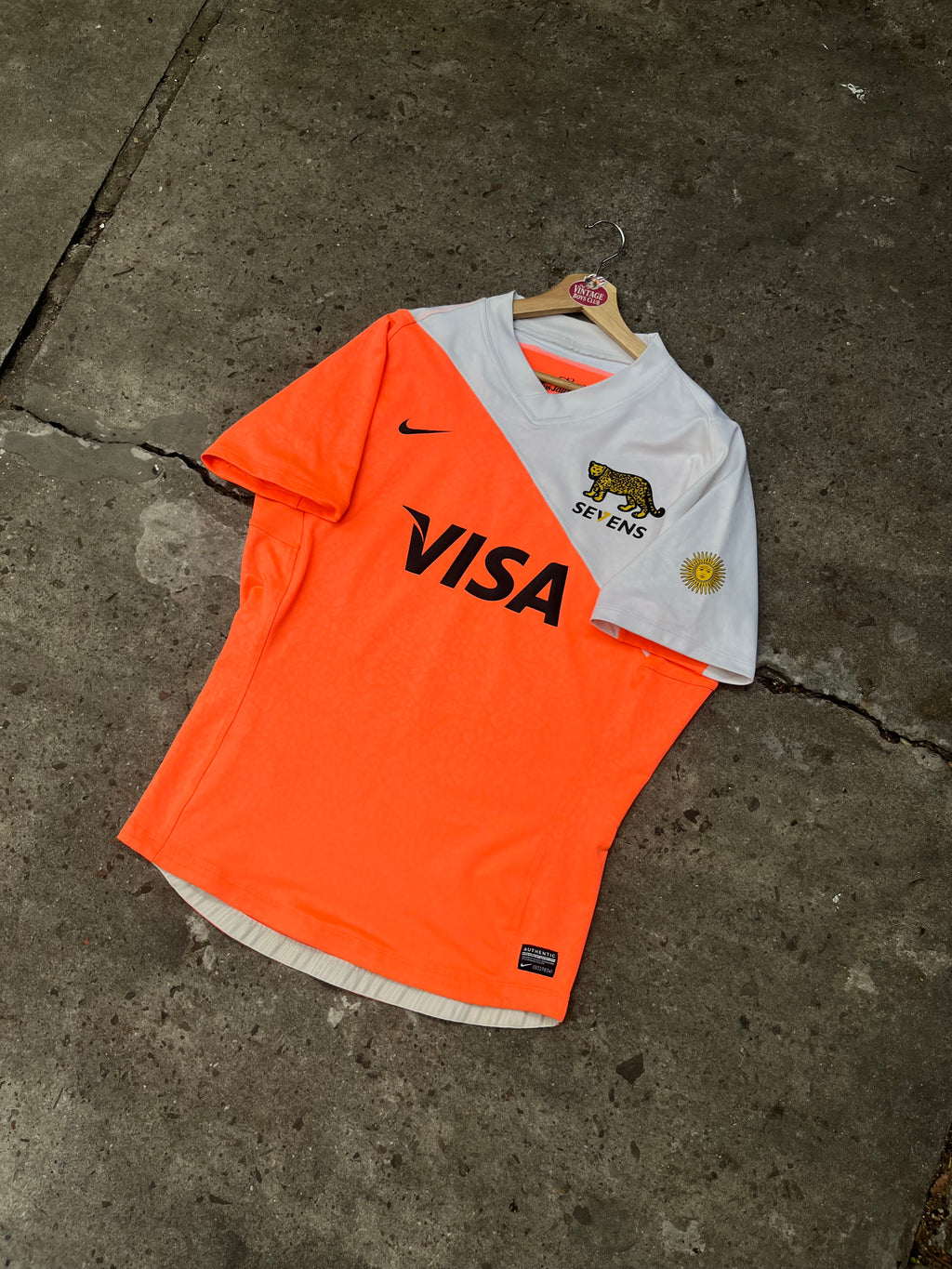 Camiseta Los Pumas Versión Jugador Naranja Original