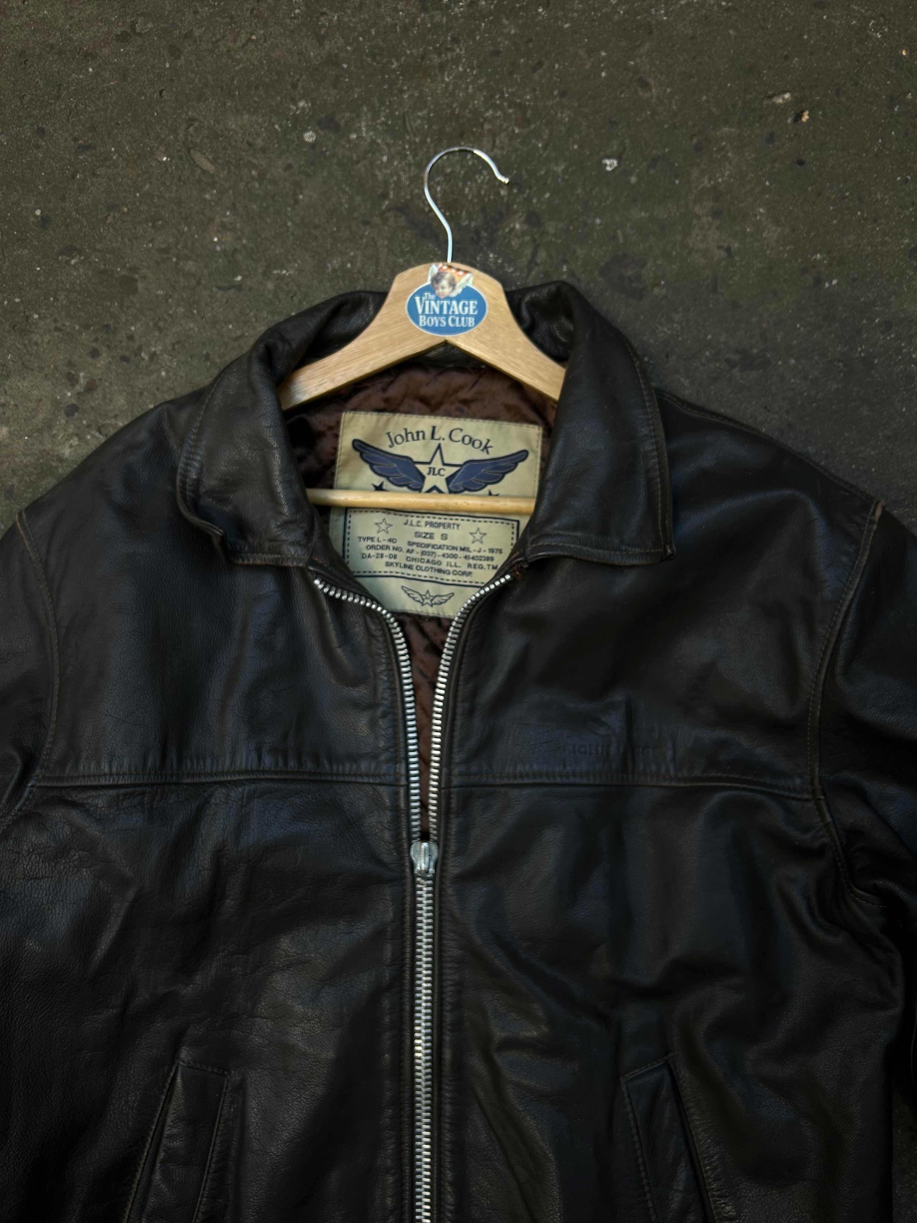 Campera Cuero John Cook Vintage Original