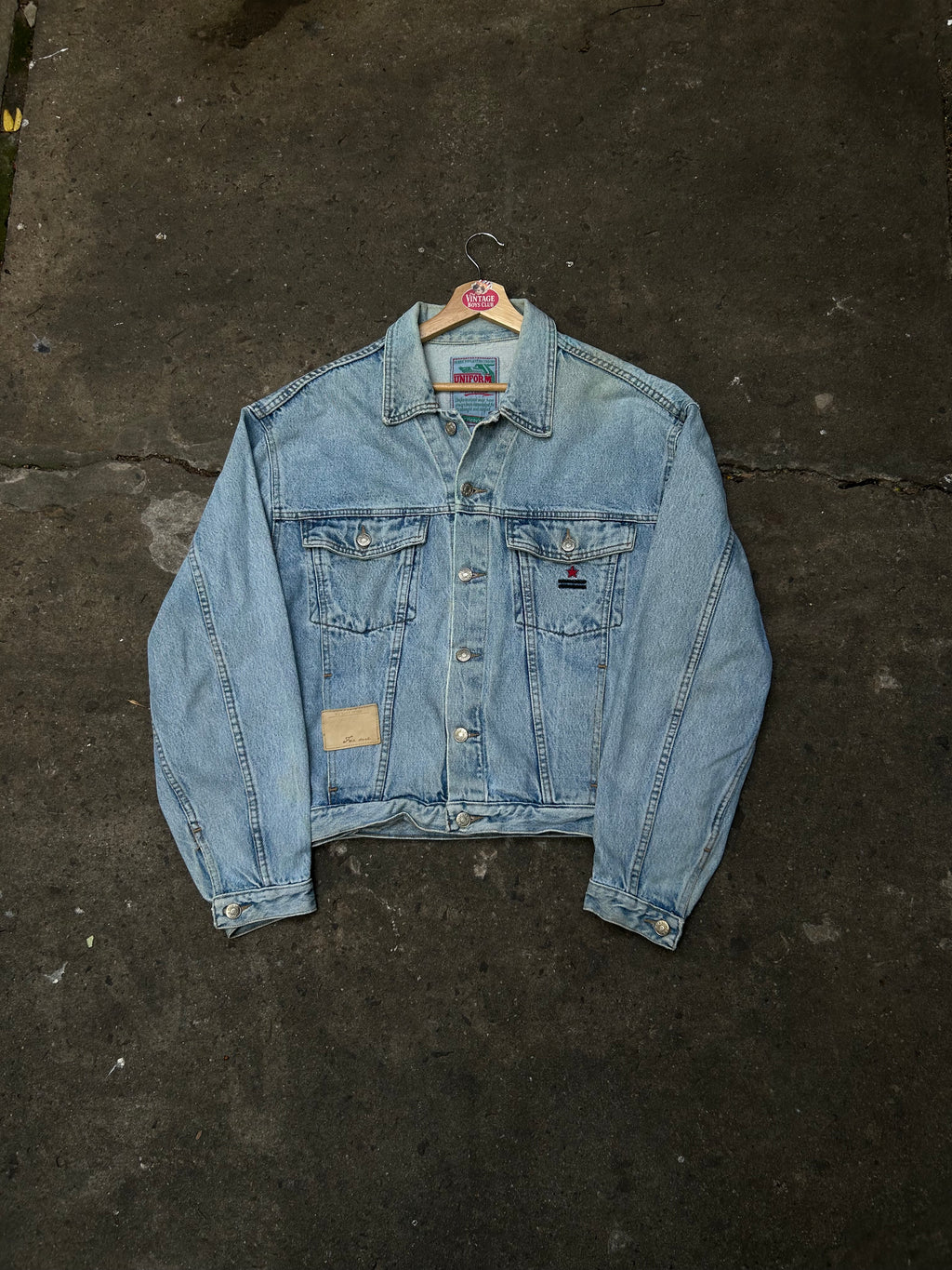 Campera Jean Uniform Vintage Original
