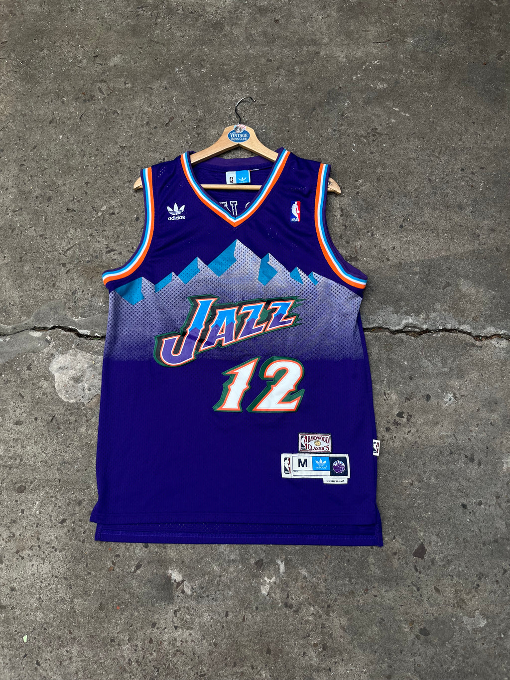 Camiseta Utah Jazz Vintage Adidas Original