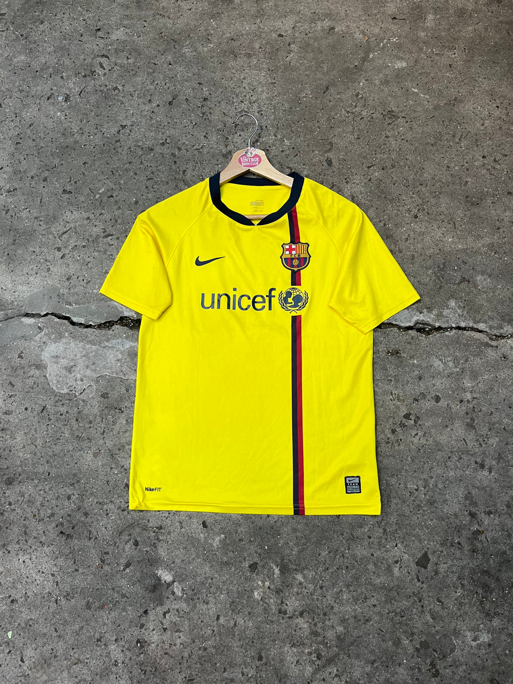 Camiseta Barcelona 2008 Amarilla Suplente Original