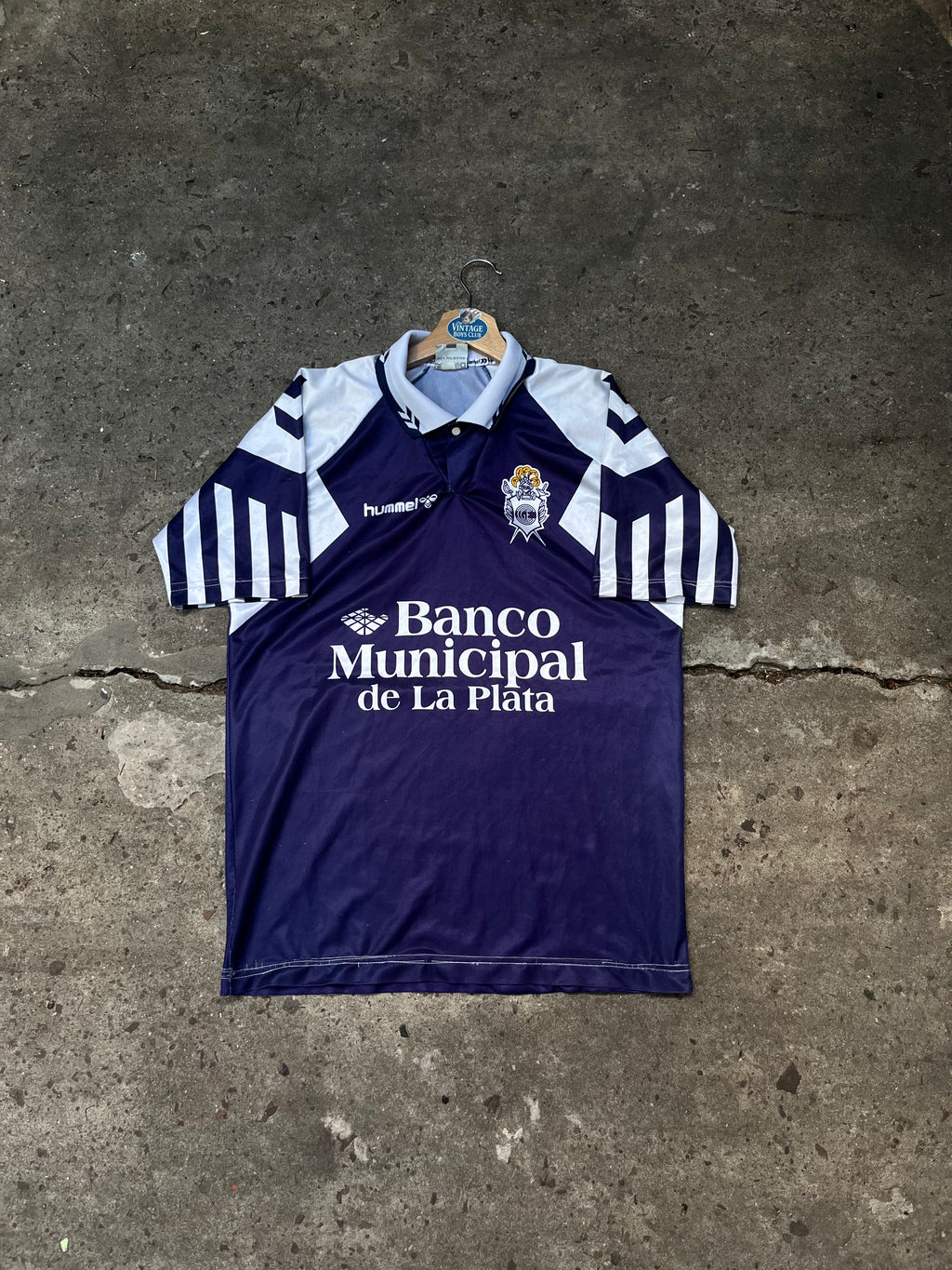 Camiseta Gimnasia Hummel 1996 Suplente Original
