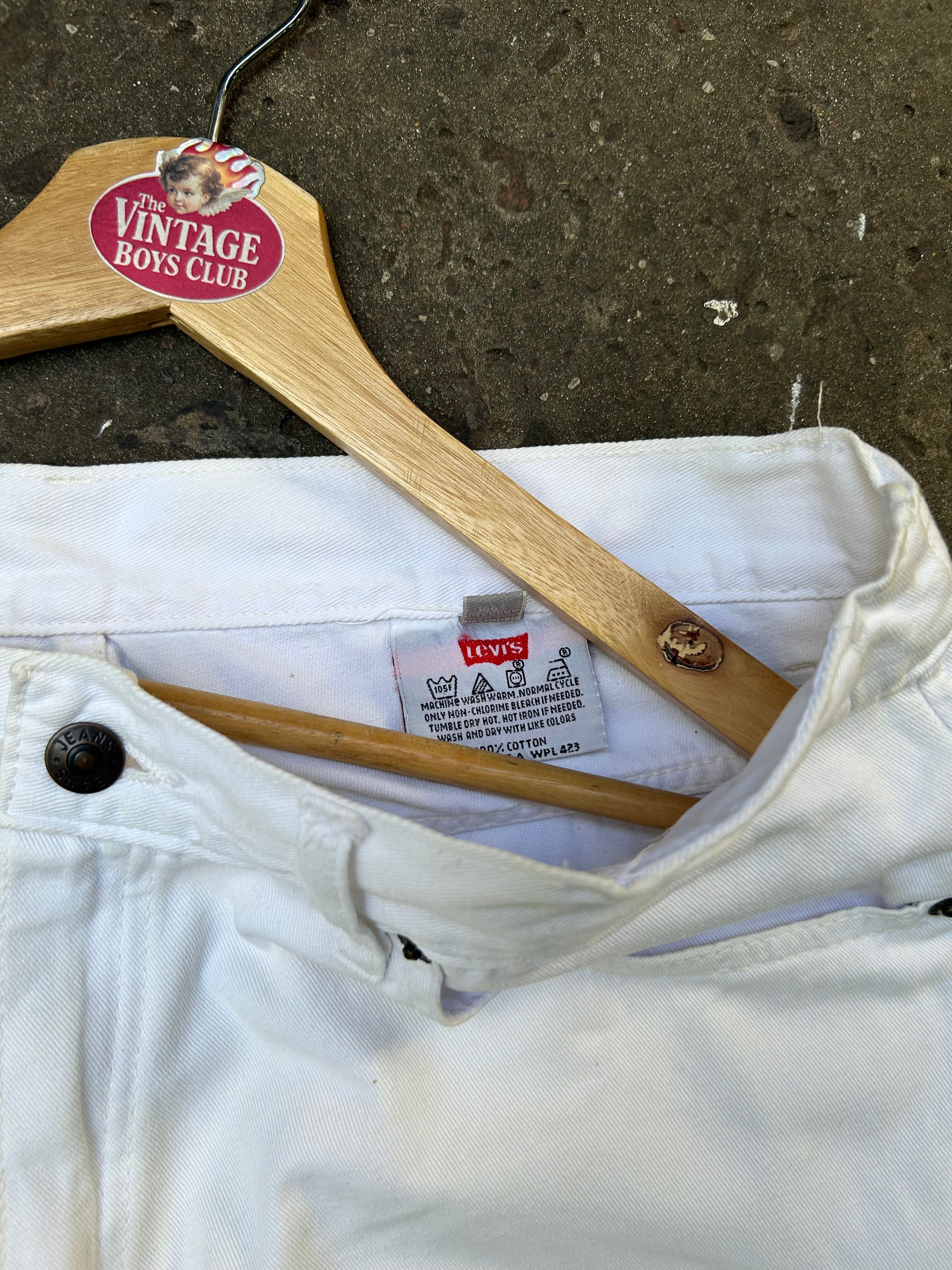 Jean Levis Blanco Vintage Original