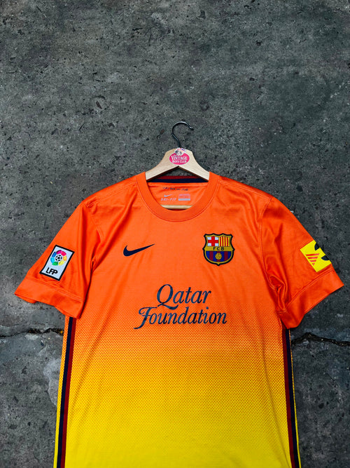 Camiseta Barcelona 2012/13 Suplente Naranja Original