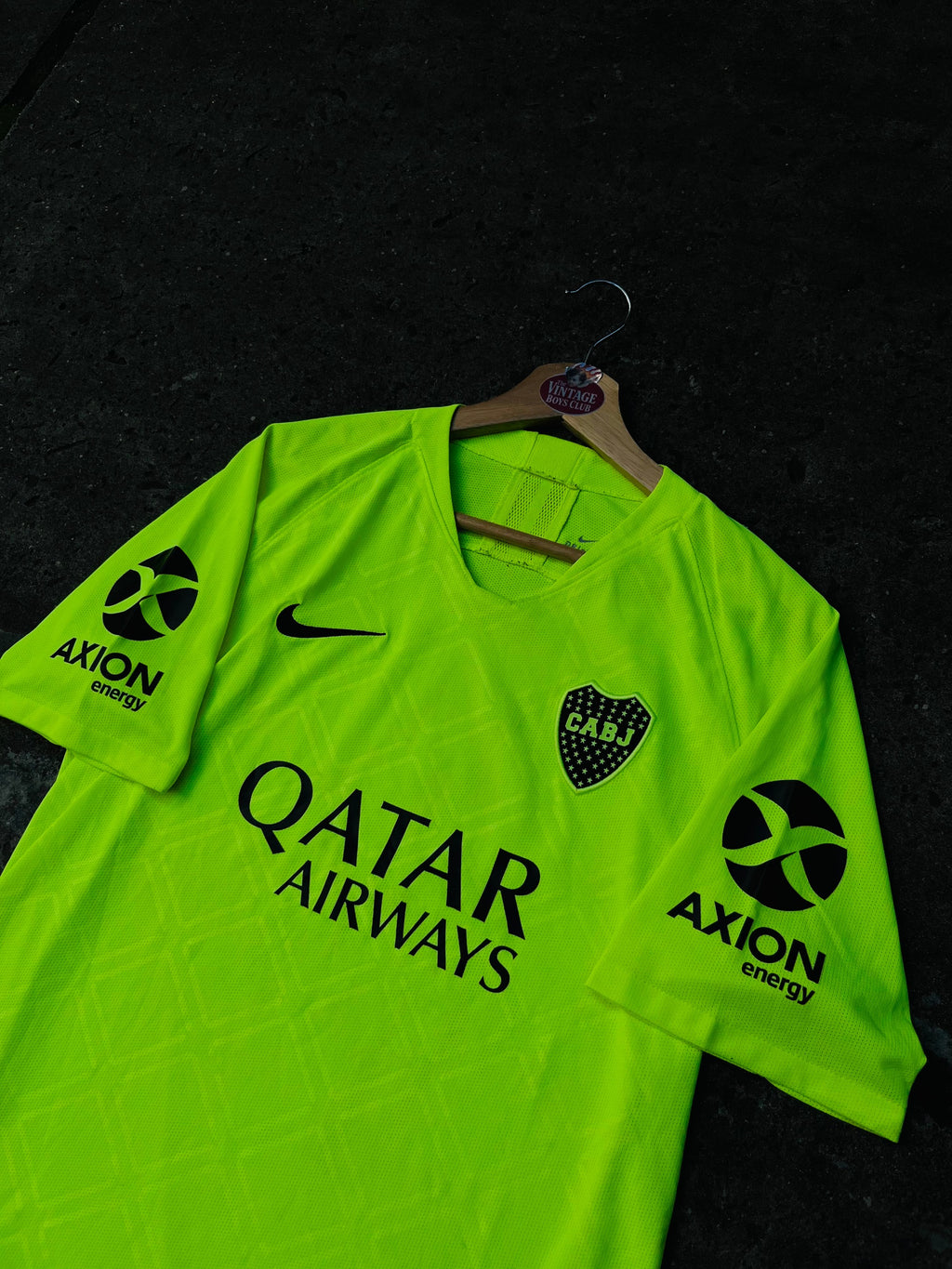 Camiseta Boca 2018/19 Suplente Fluor Original