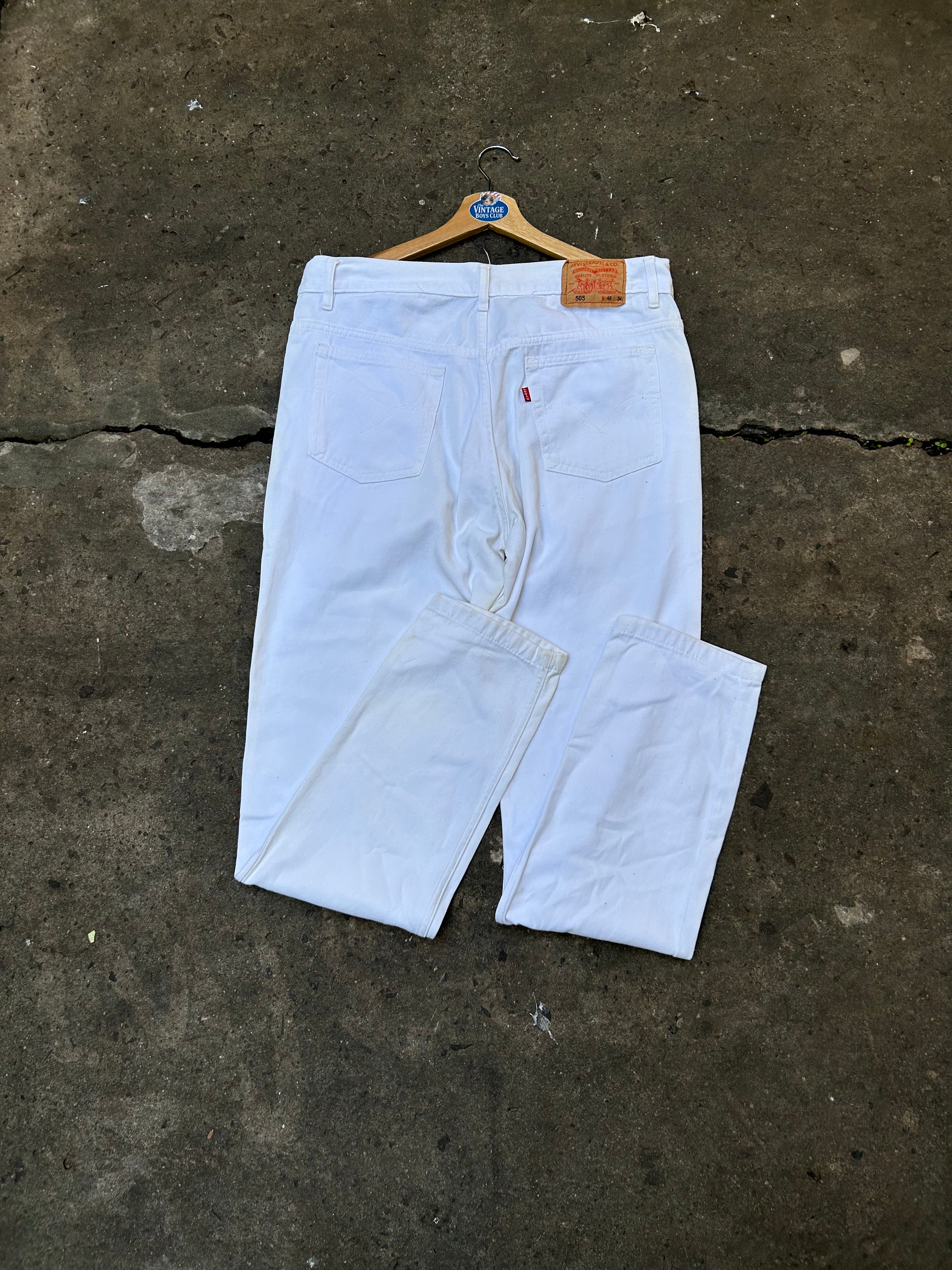 Jean Levis Blanco Vintage Original
