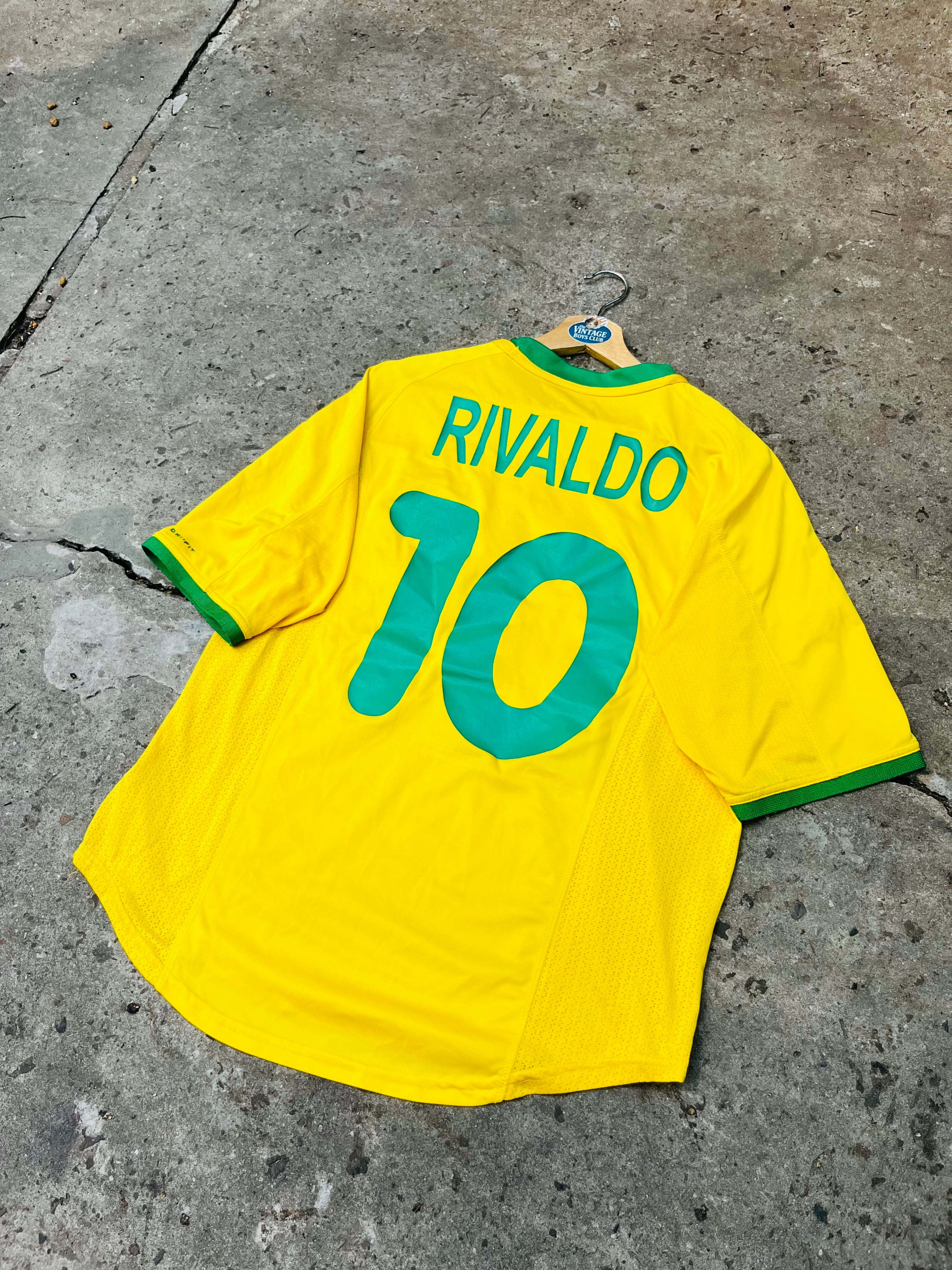 Camiseta Brasil del 2000 Rivaldo Original