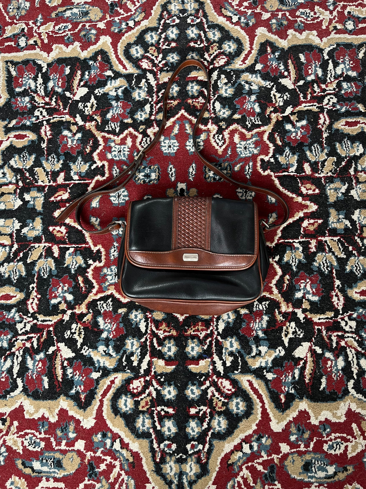 Bolso Carryland de Cuero 90s Original