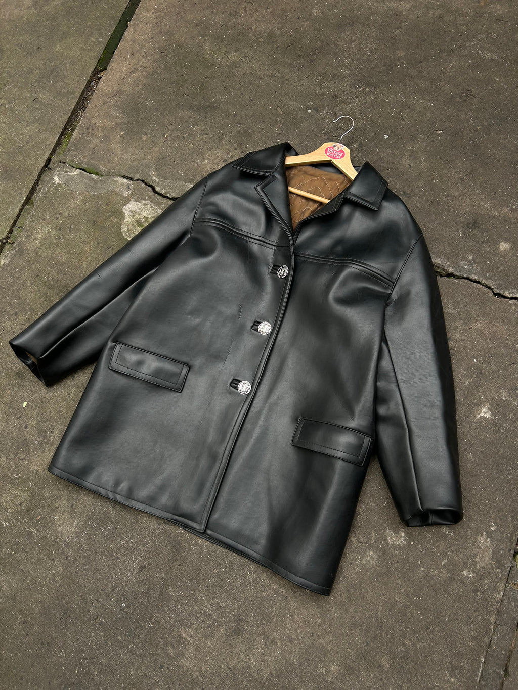 Campera Cuero Paris Vintage