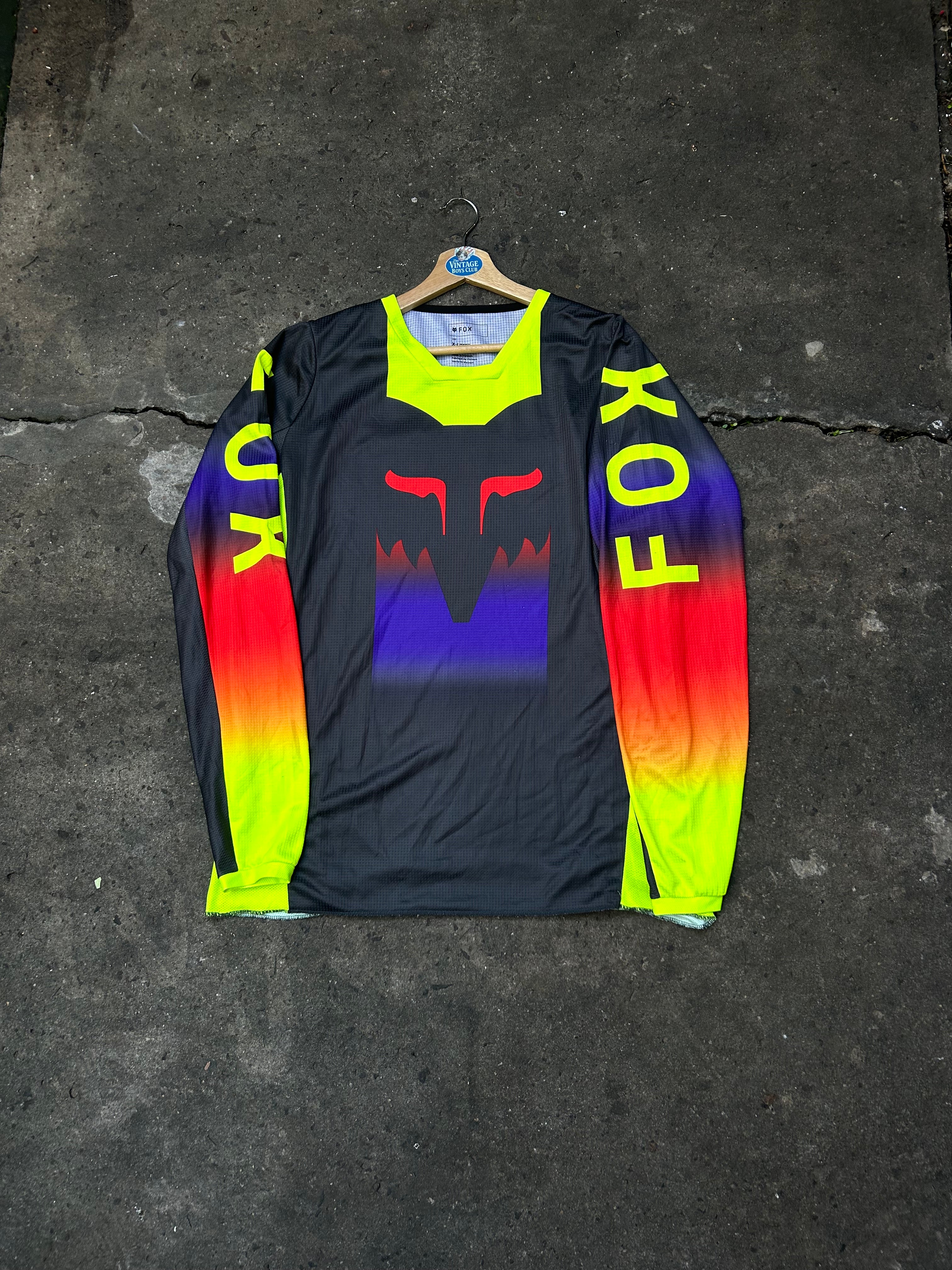 Remera Fox Moto Cross Manga Larga Original
