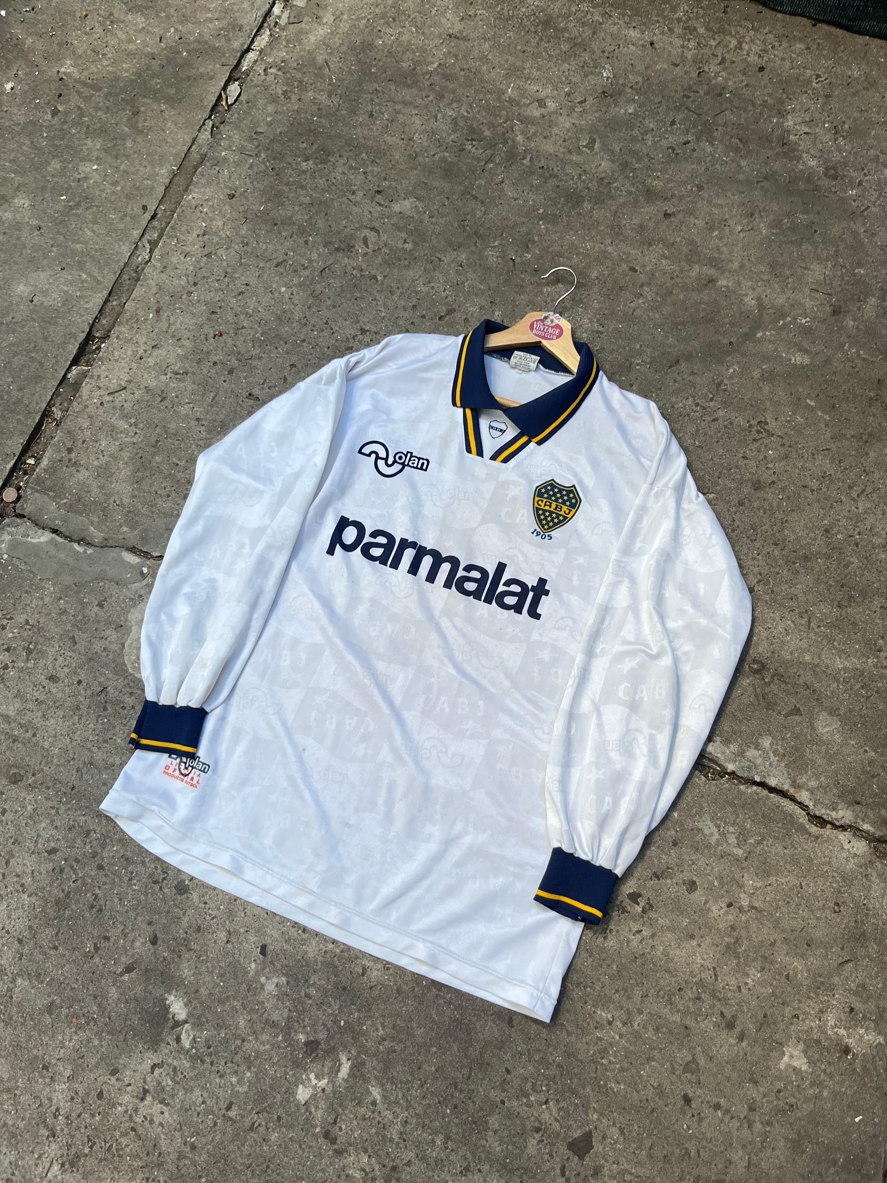 Camiseta Boca 1996 Olan Suplente Manga Larga Original