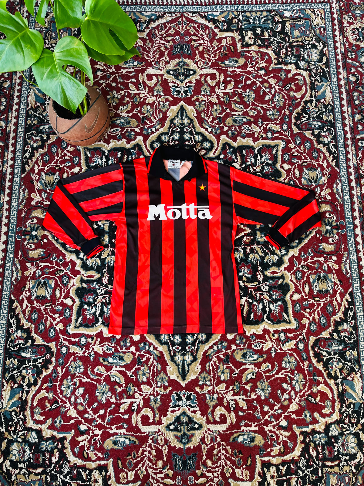 Camiseta Milan Lotto 93' Manga Larga Original