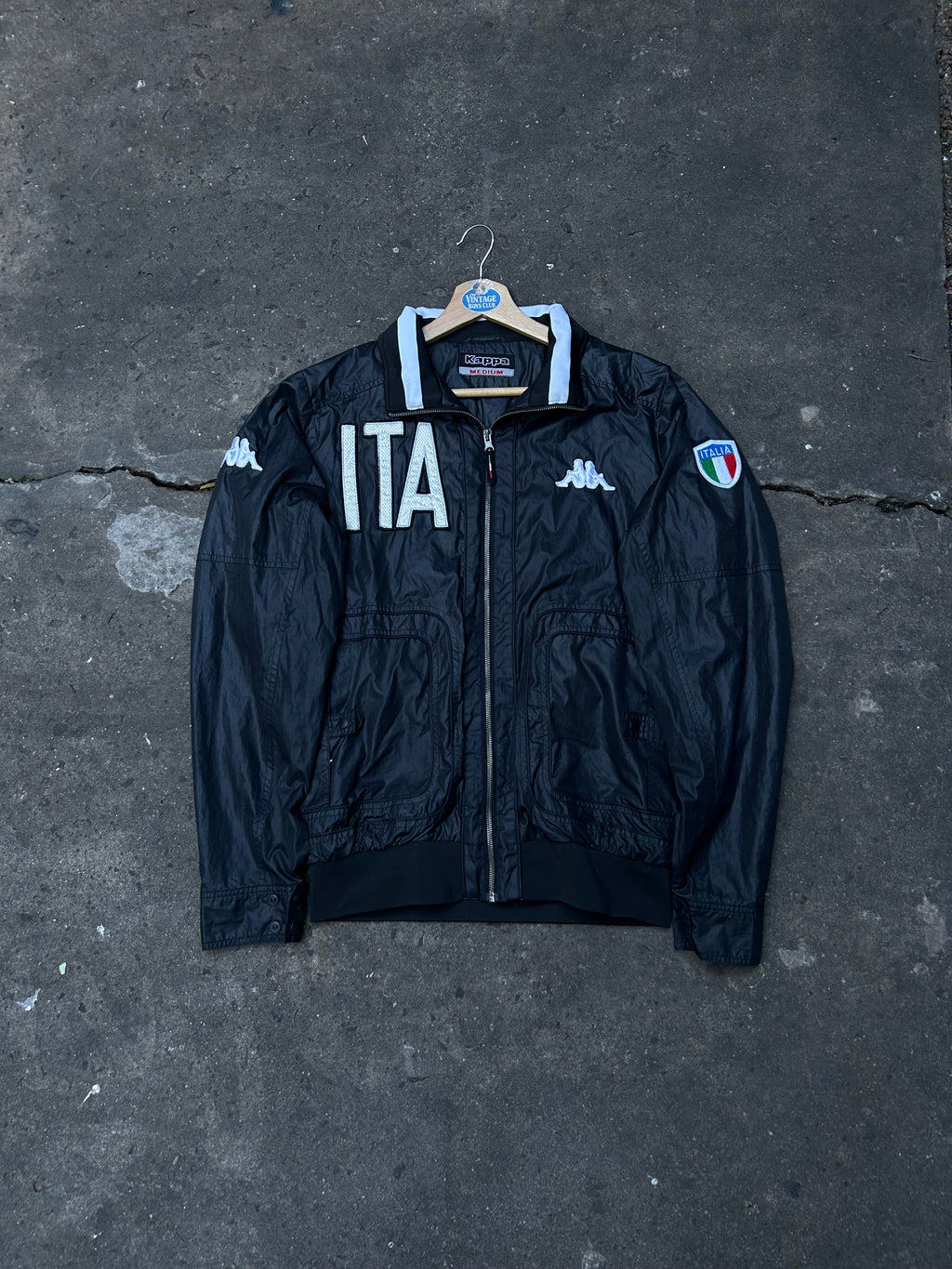 Campera Italia Kappa Rompeviento Original