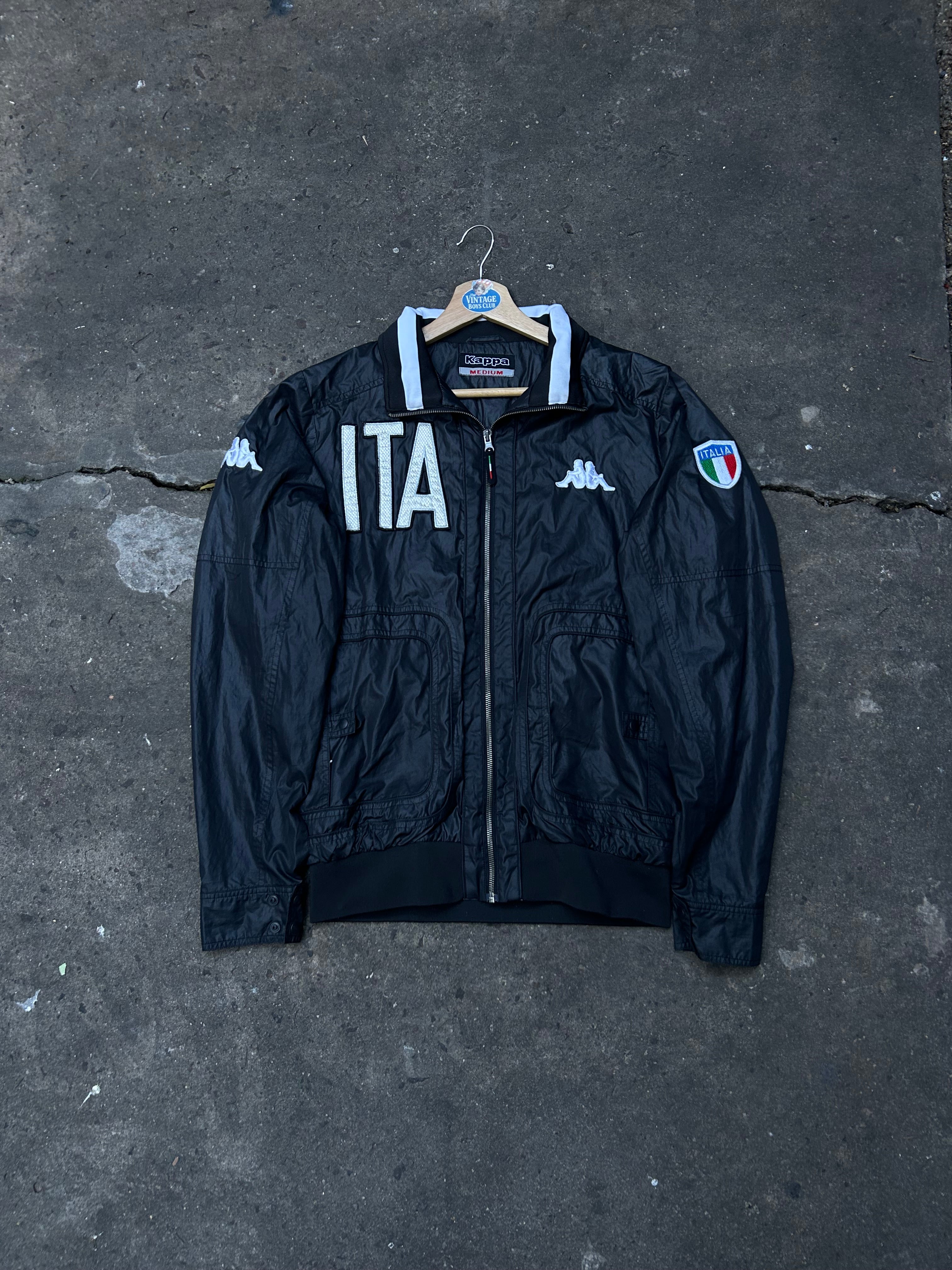Campera Italia Kappa Rompeviento Original