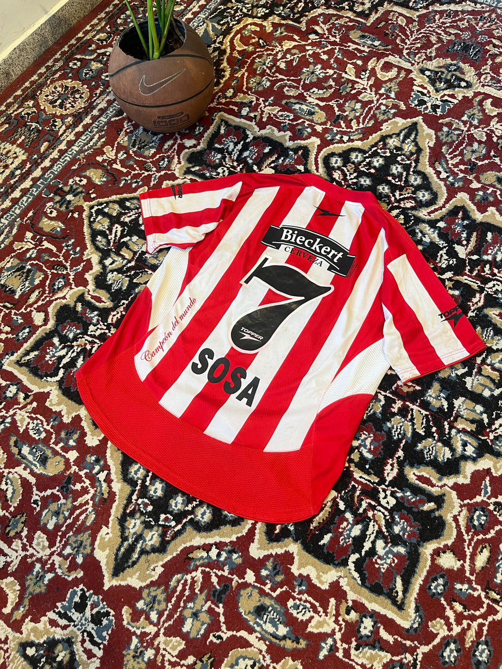 Camiseta Estudiantes 2007 De Juego del Principito Sosa Autografiada