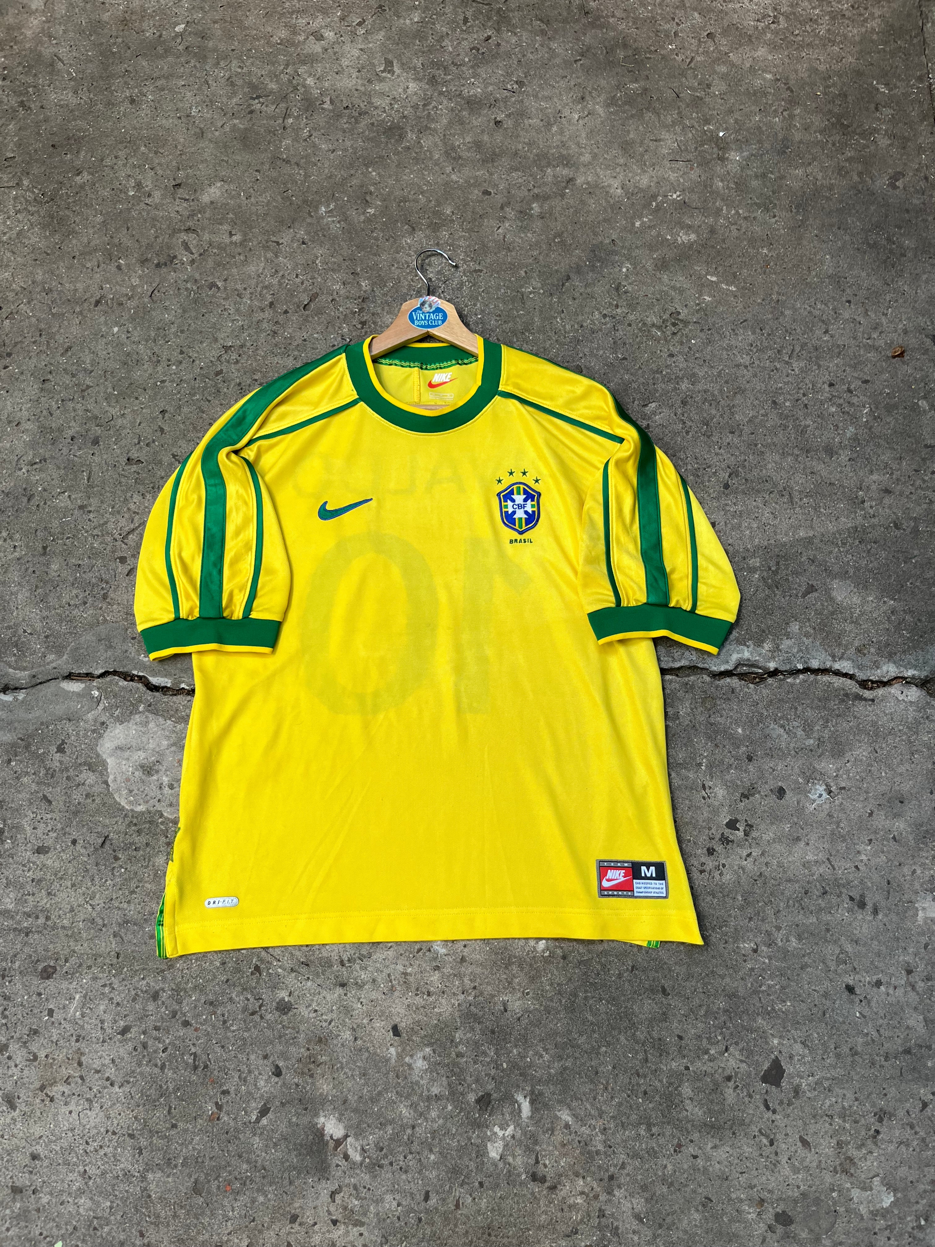 Camiseta Brasil 1998 De Rivaldo Original
