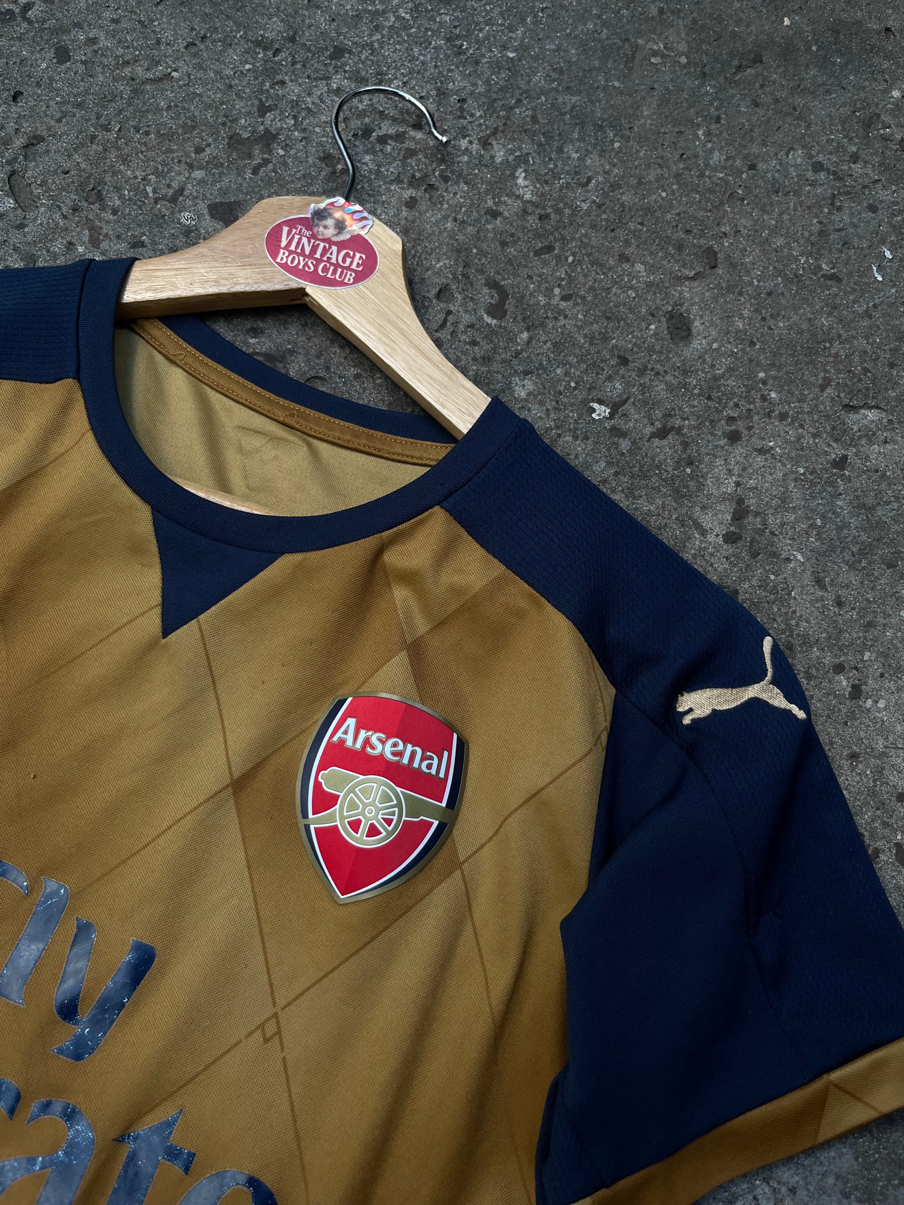 Camiseta Arsenal Puma Dorada Original