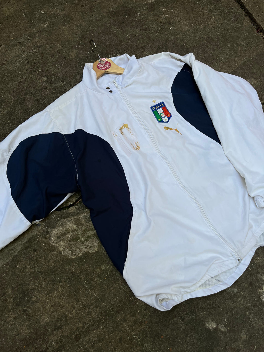 Campera Italia 2006 Retro Rompeviento
