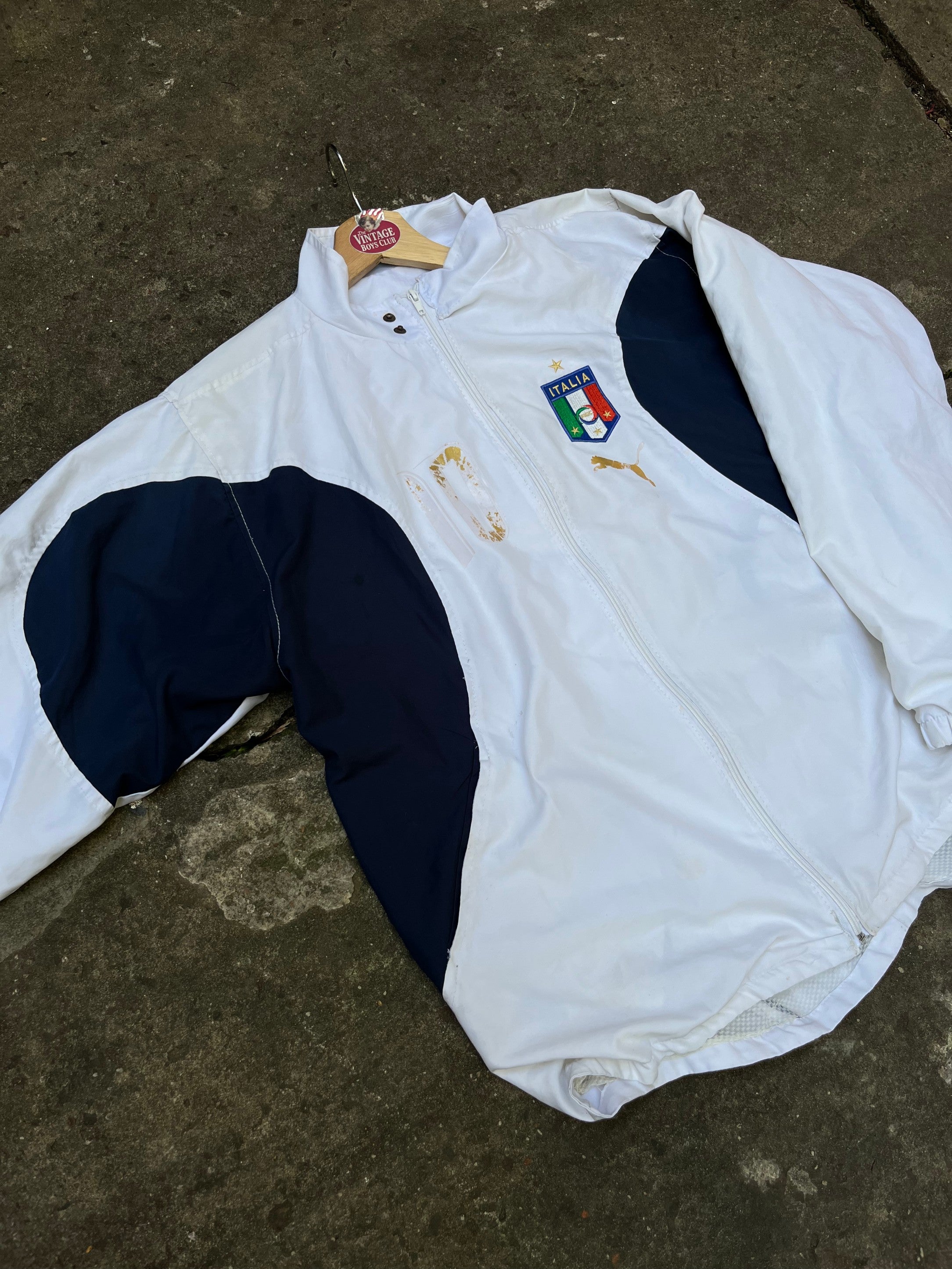 Campera Italia 2006 Retro Rompeviento